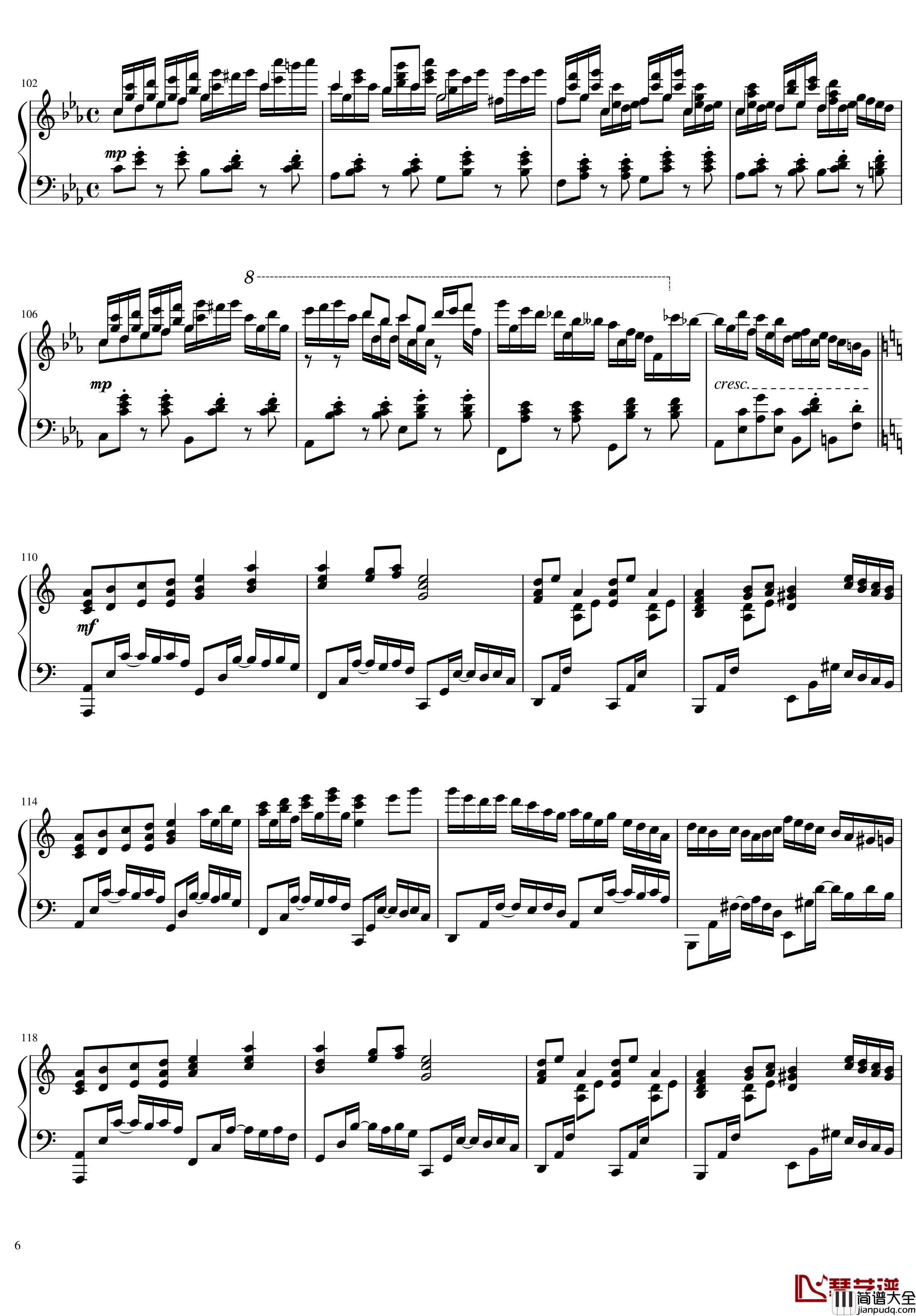 明治十七年的上海爱丽丝钢琴谱_明治十七年の上海アリス