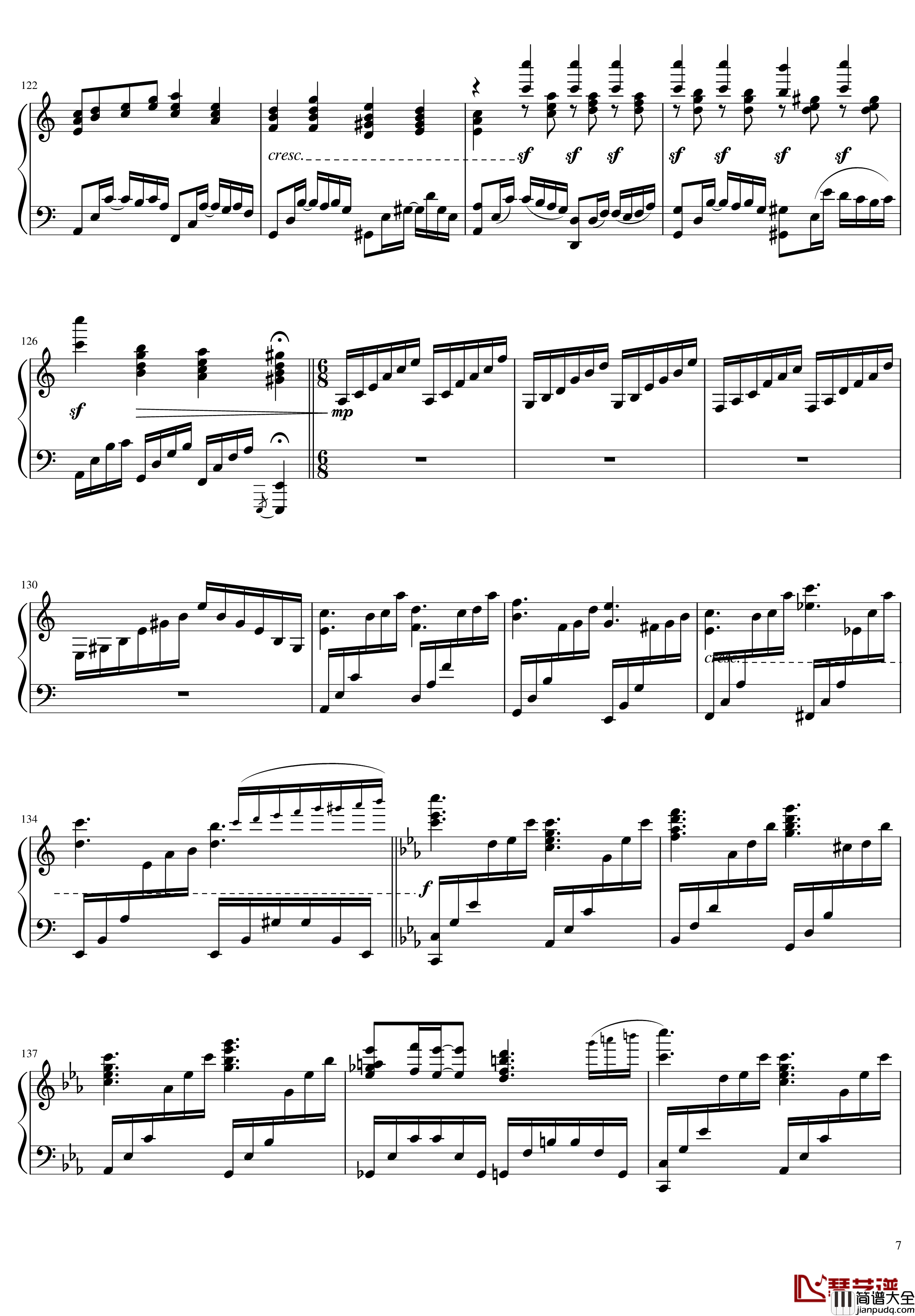 明治十七年的上海爱丽丝钢琴谱_明治十七年の上海アリス