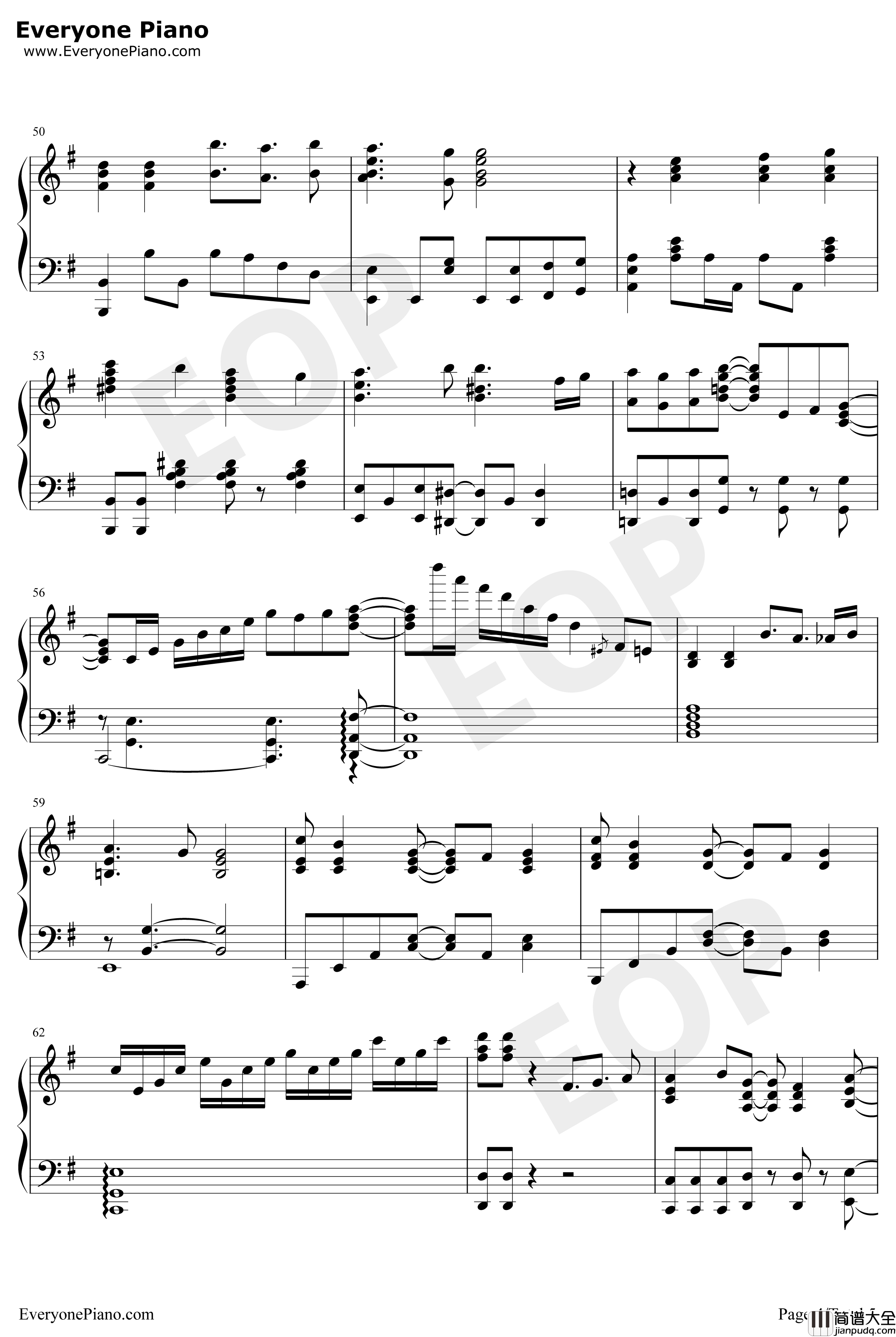 ときめきエクスペリエンス钢琴谱_PoppinParty_BanGDreamOP