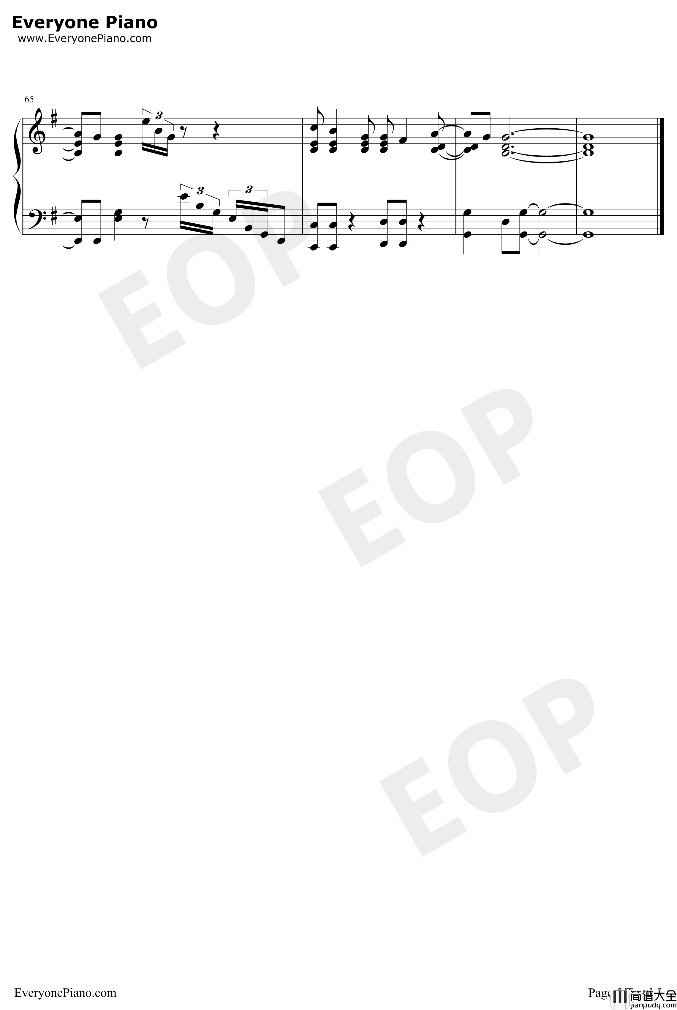 ときめきエクスペリエンス钢琴谱_PoppinParty_BanGDreamOP