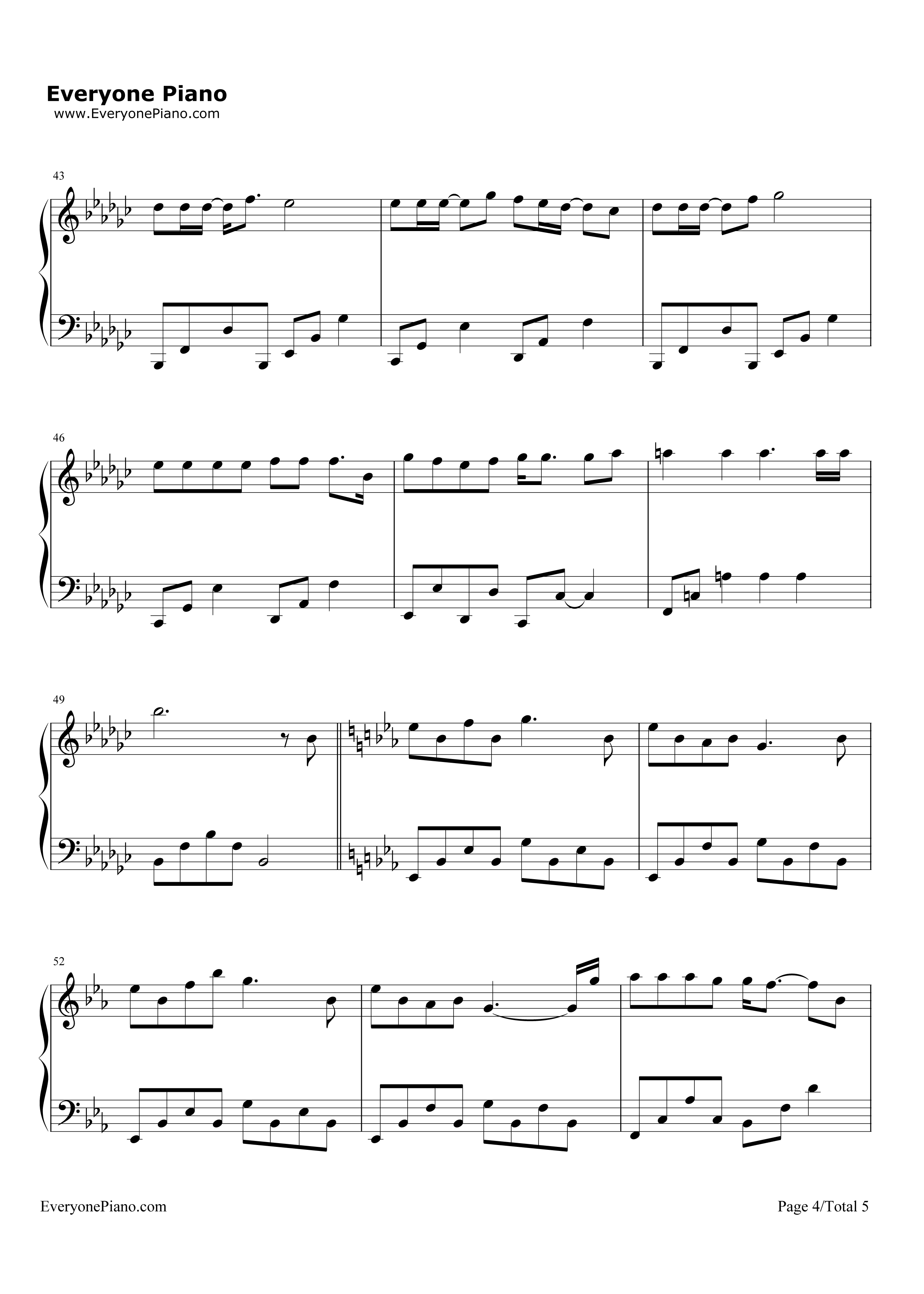 When_Christmas_Comes_To_Town钢琴谱_Matthew_Hall__Meagan_Moore