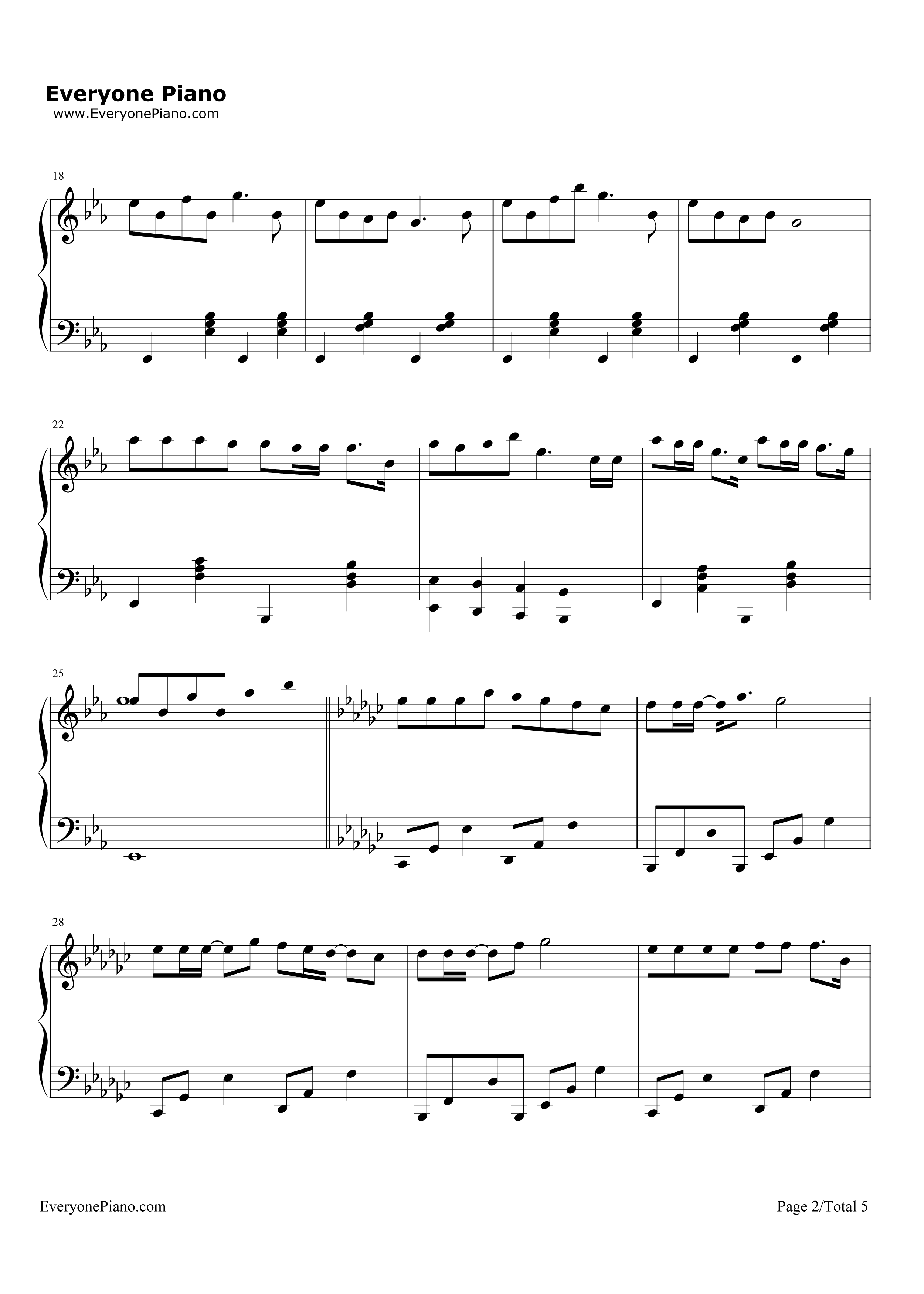 When_Christmas_Comes_To_Town钢琴谱_Matthew_Hall__Meagan_Moore