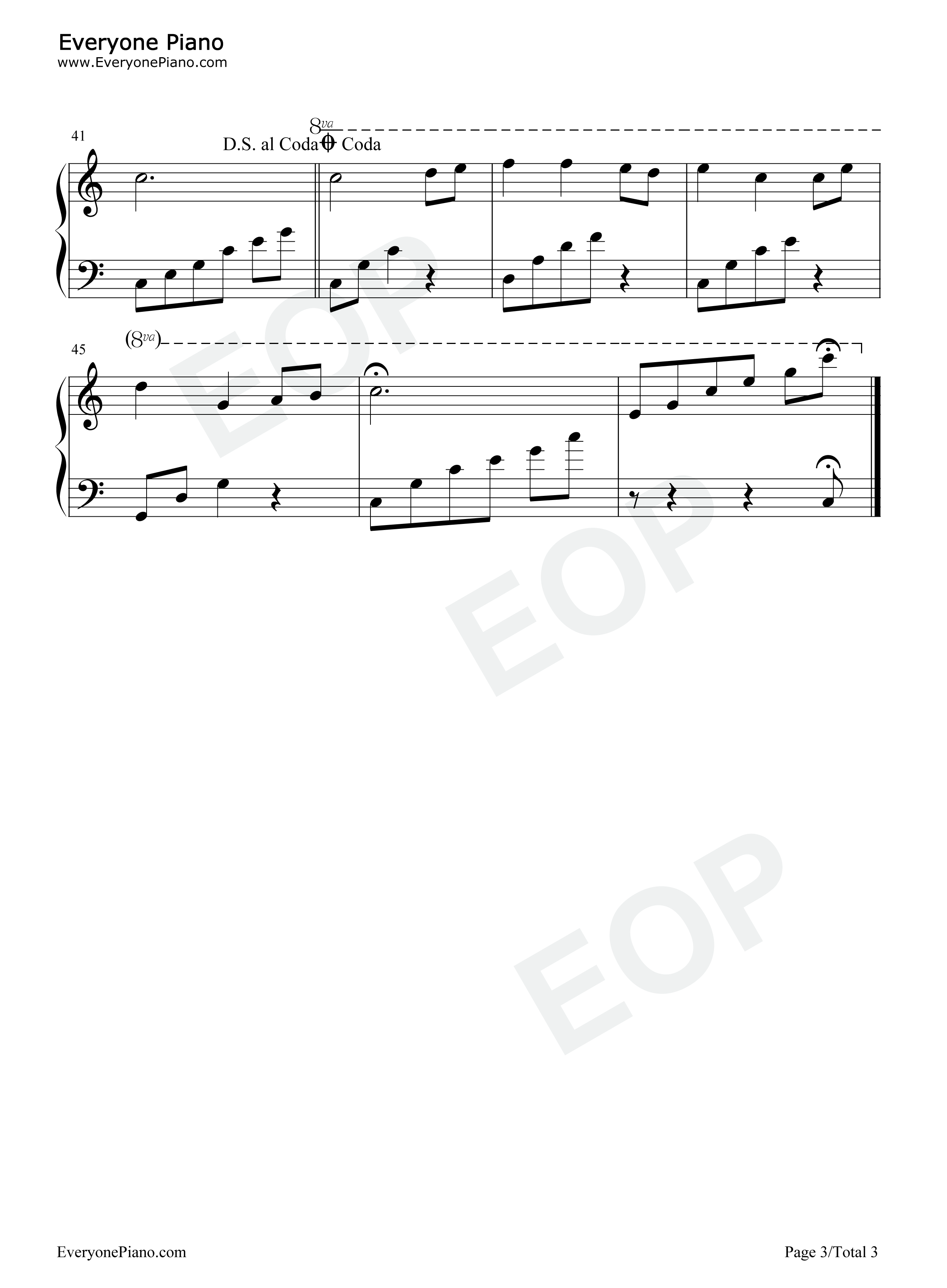 新年好钢琴谱_未知