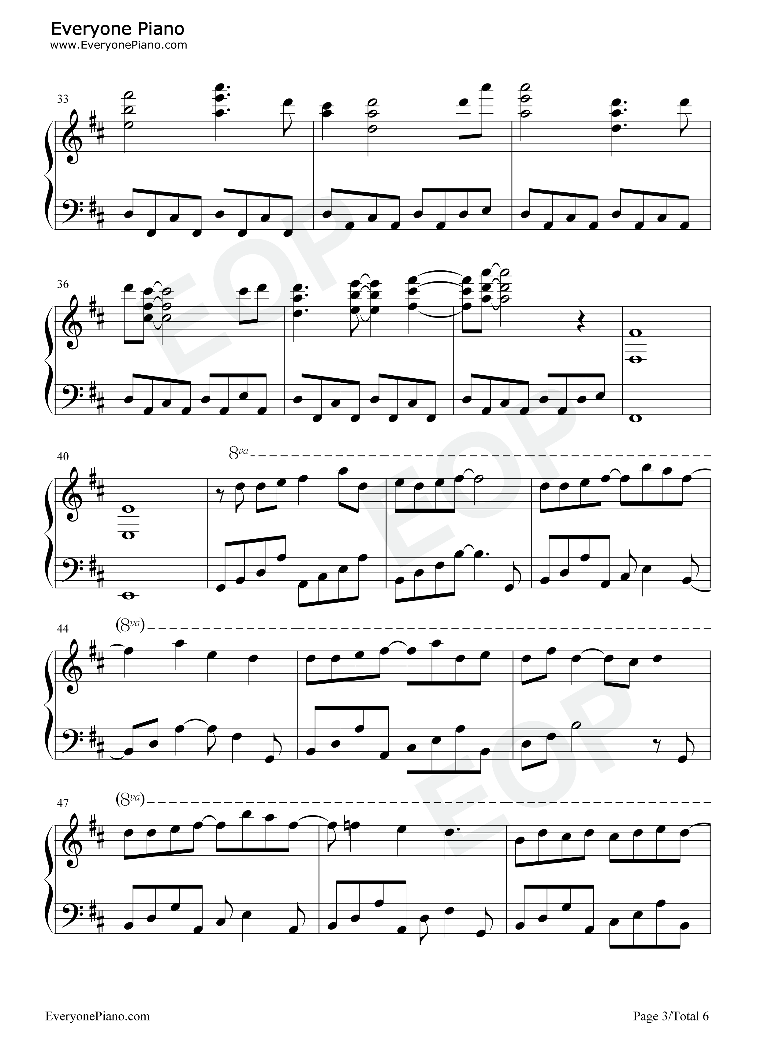 零重祈愿钢琴谱_乐正绫