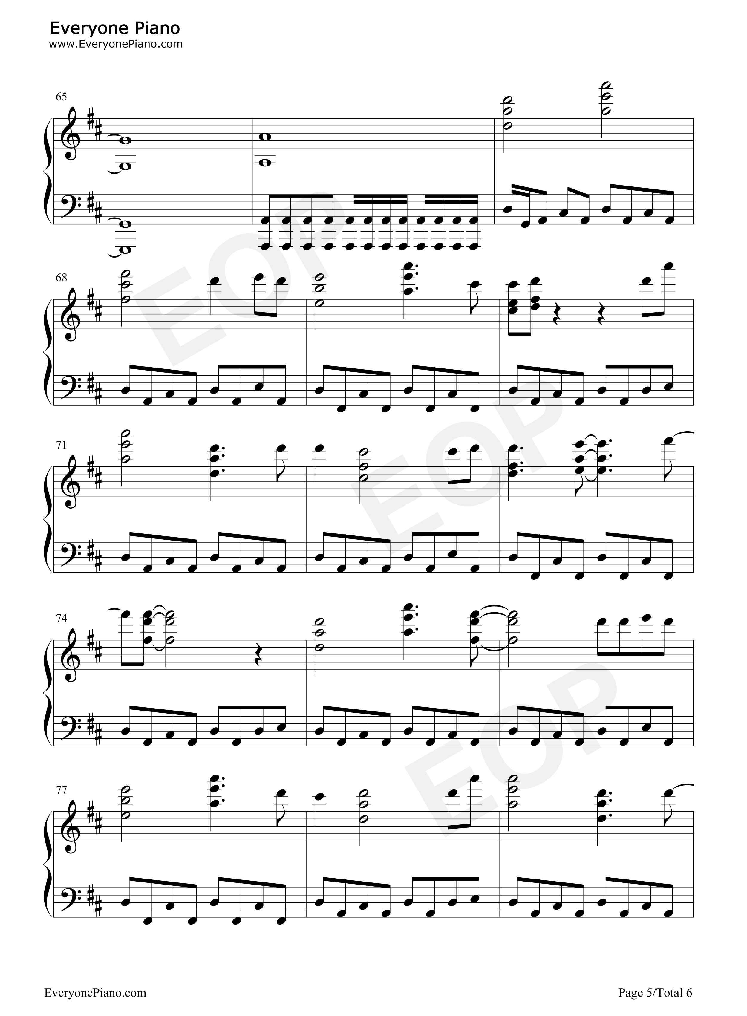 零重祈愿钢琴谱_乐正绫