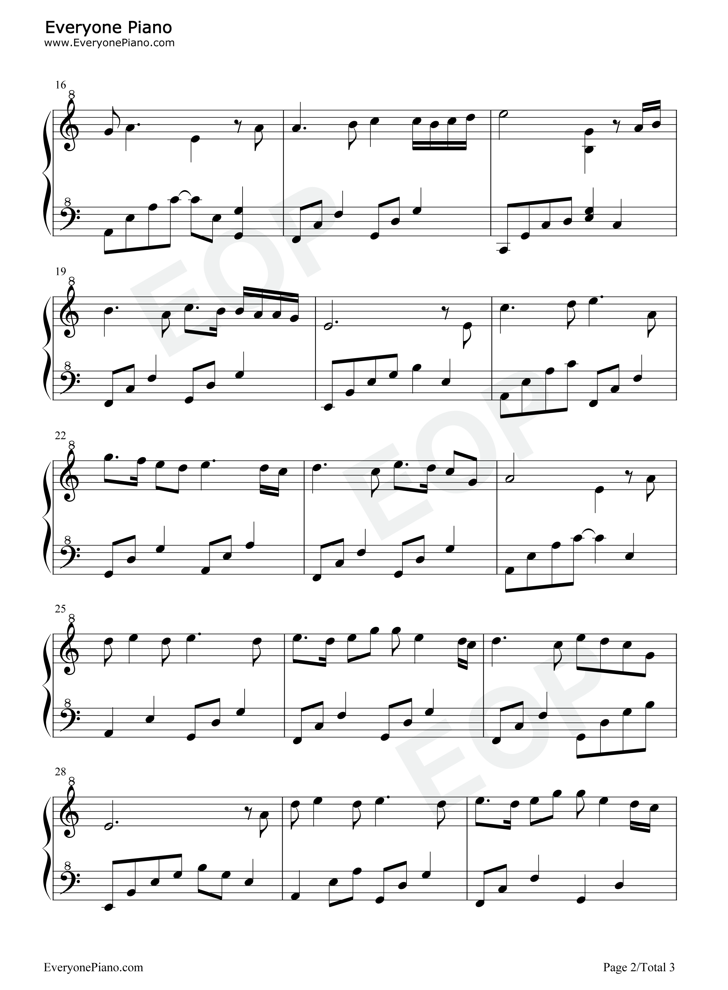 皓衣行钢琴谱_麦振鸿