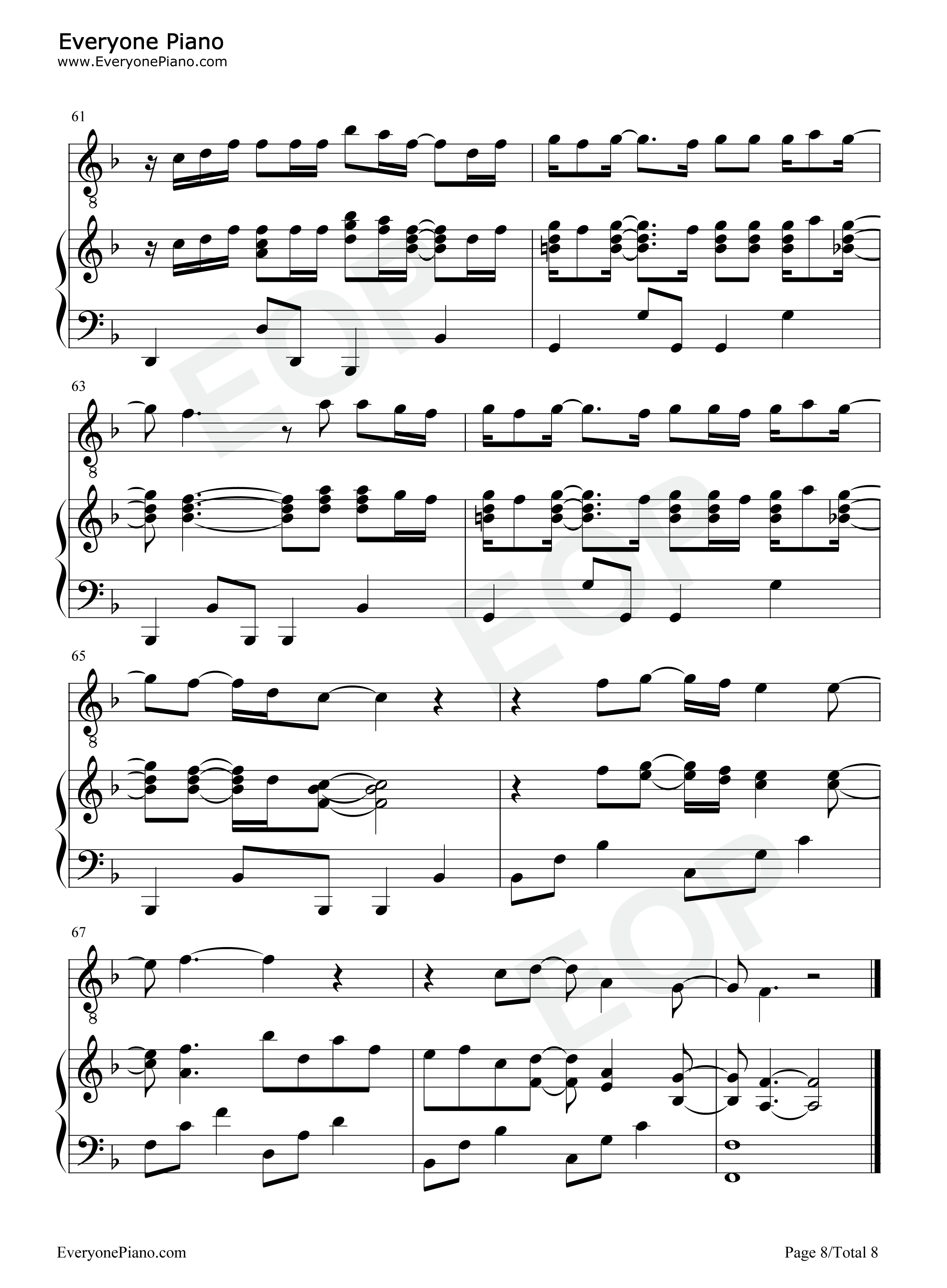 Bye_Bye_Baby钢琴谱_Taylor_Swift