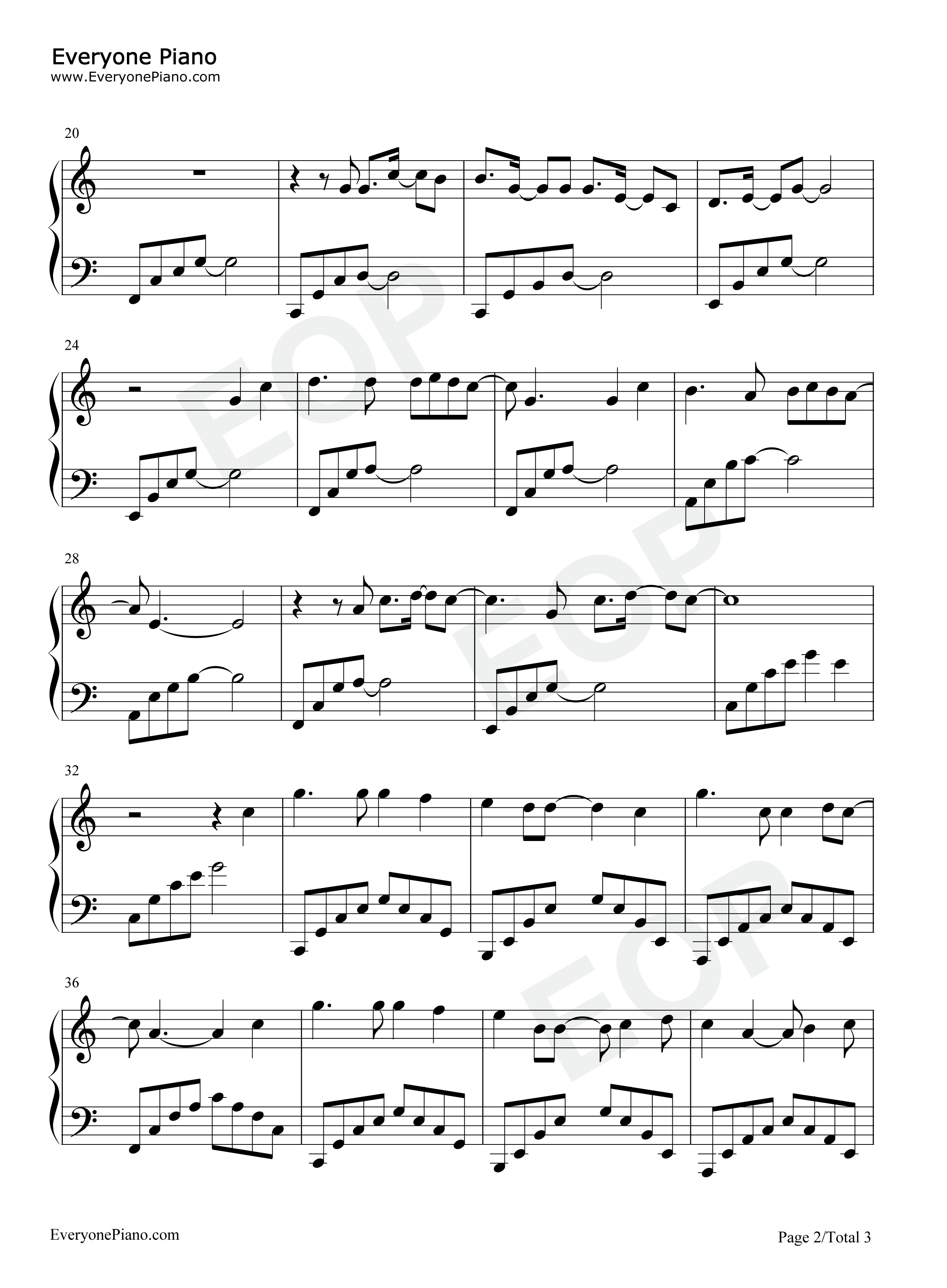 说声你好钢琴谱_周深