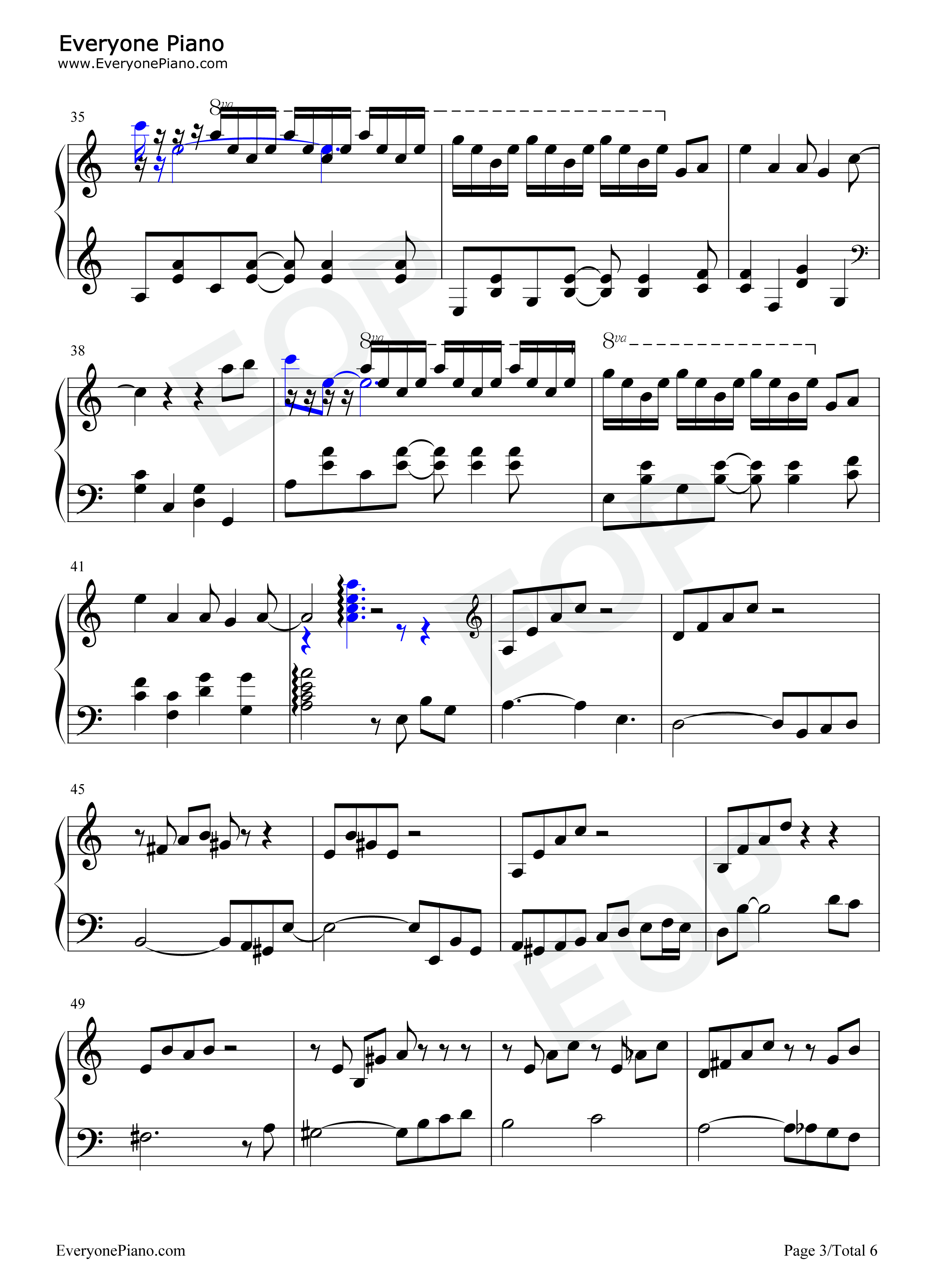 山雀钢琴谱_万能青年旅店