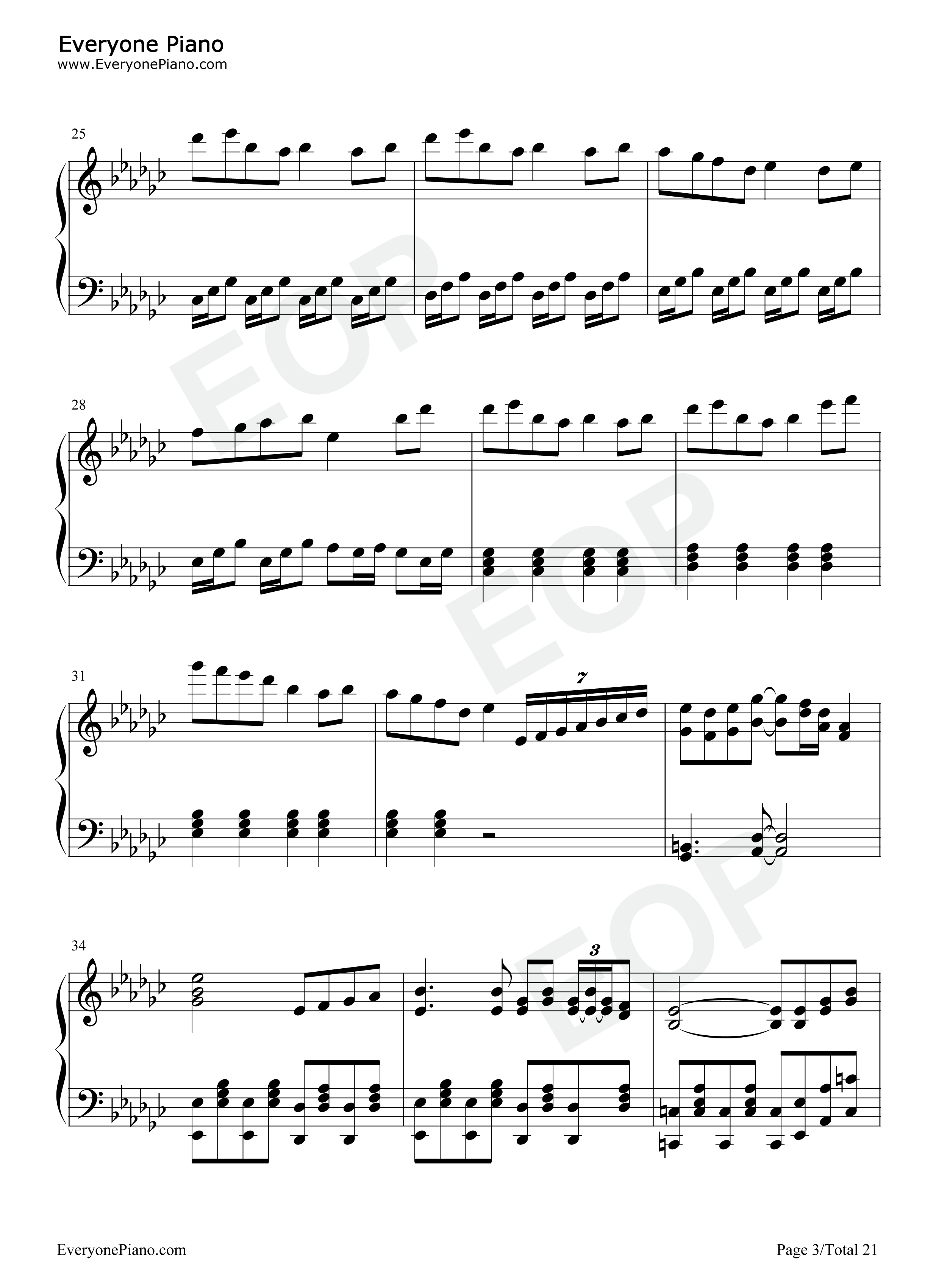 Touhou_Piano_Medley钢琴谱_Touhou