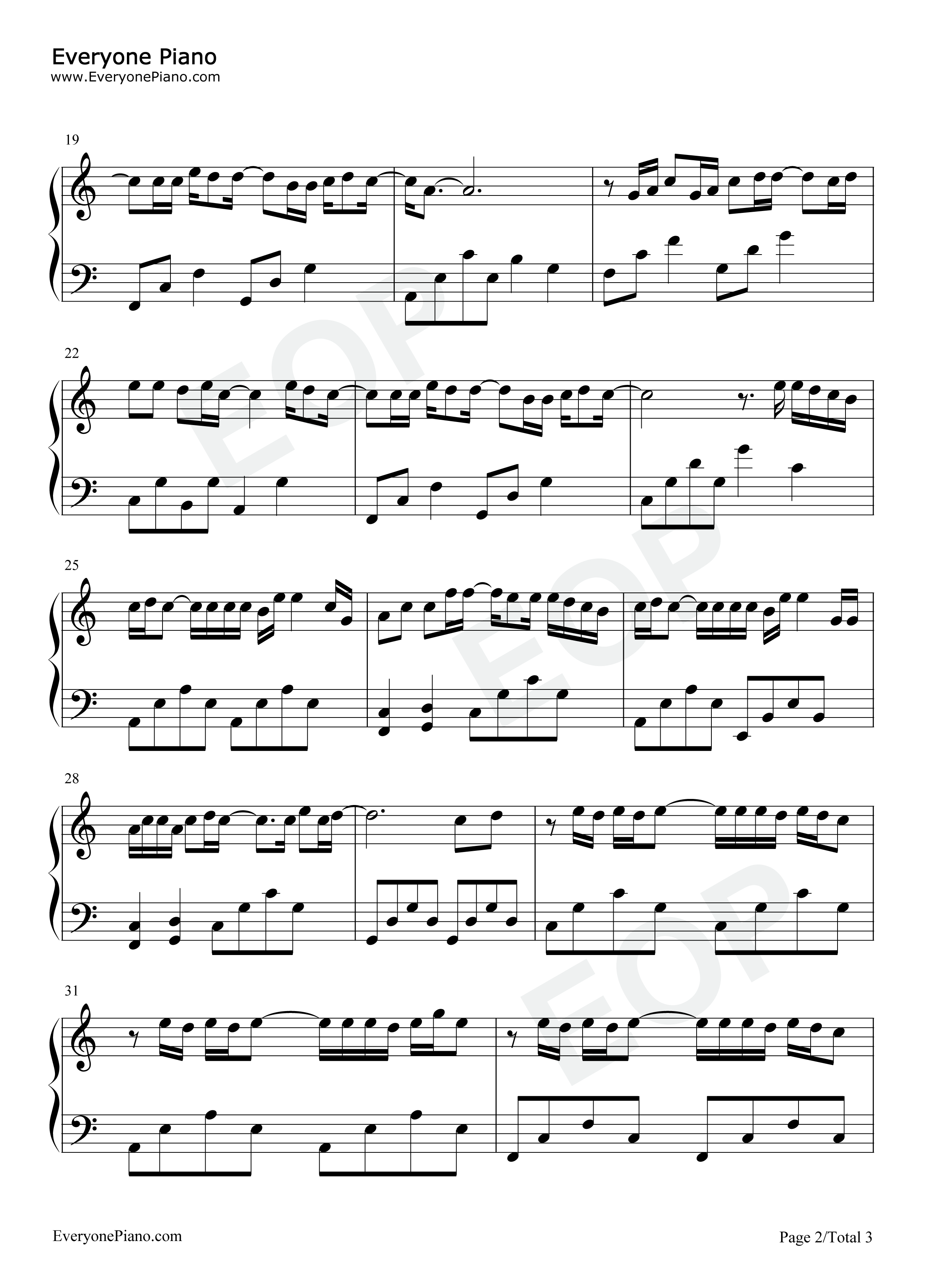 无名的人钢琴谱_毛不易