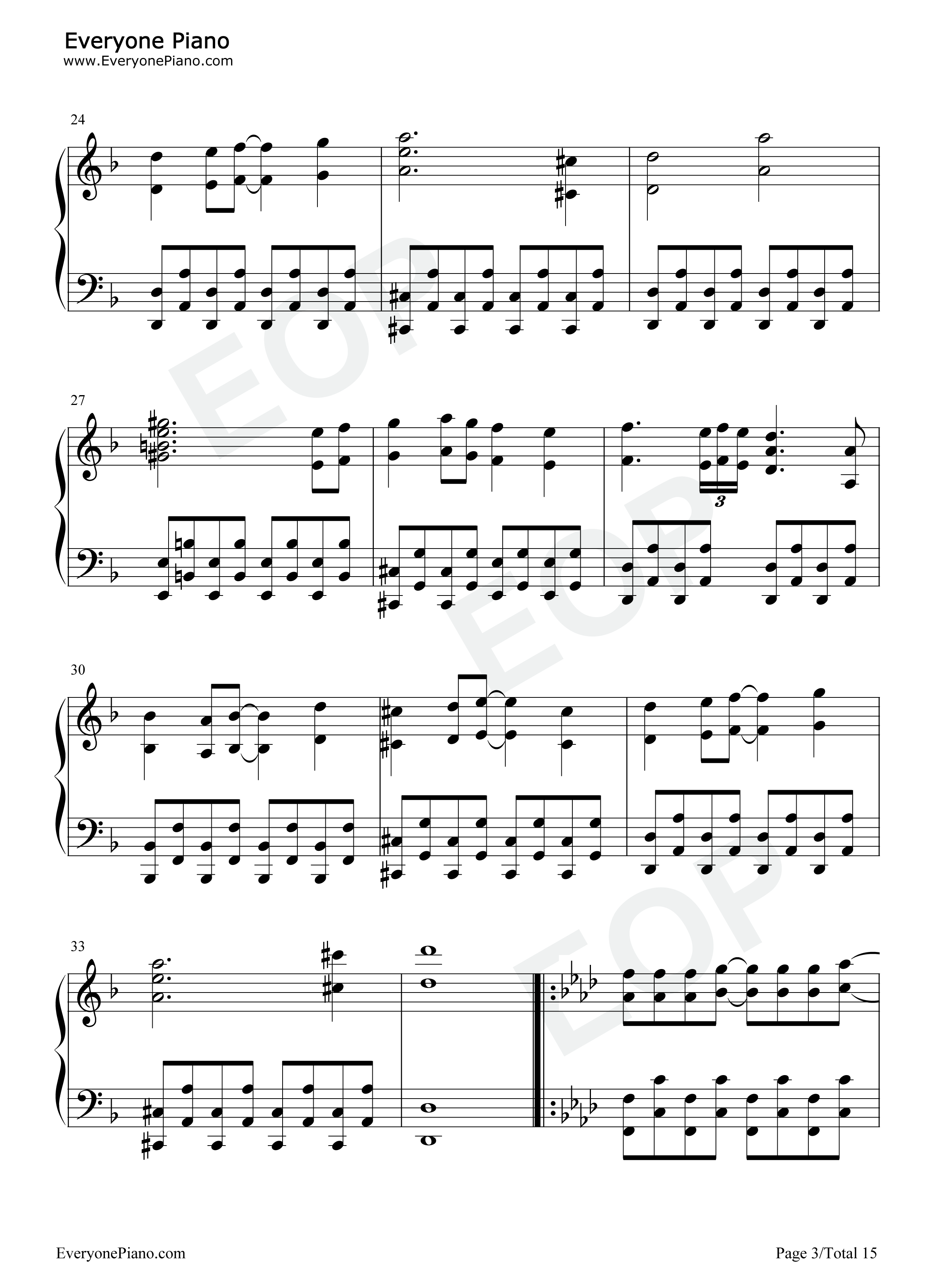 Touhou_Piano_Medley_Part_2钢琴谱_Touhou