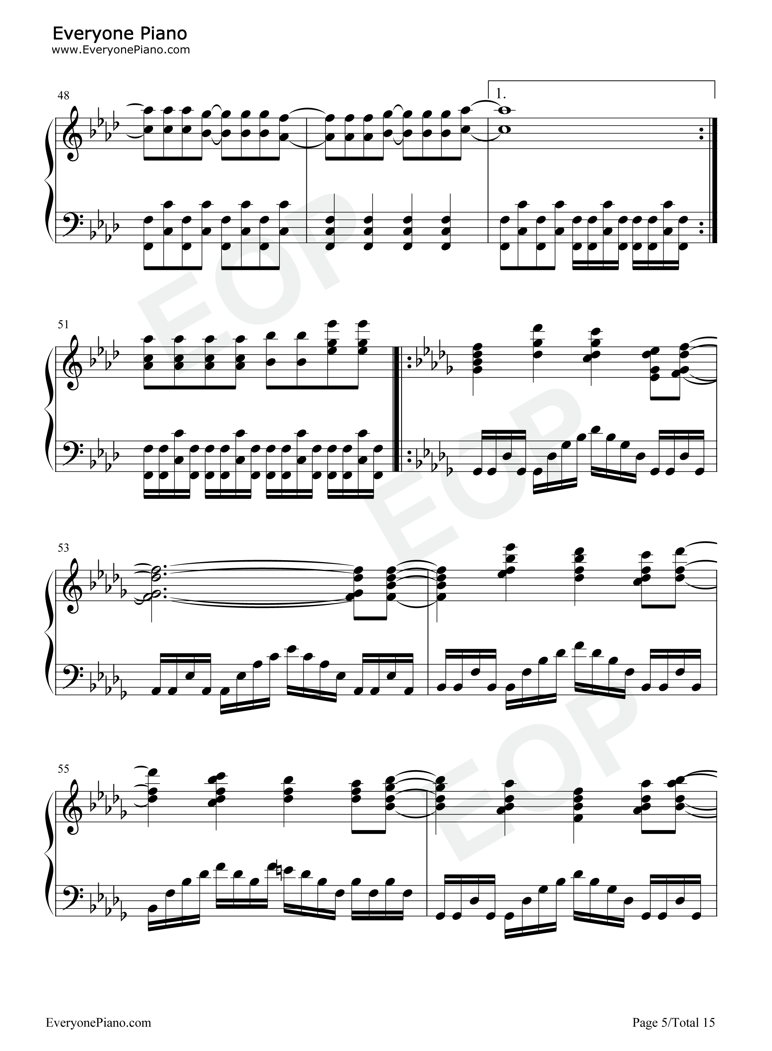 Touhou_Piano_Medley_Part_2钢琴谱_Touhou