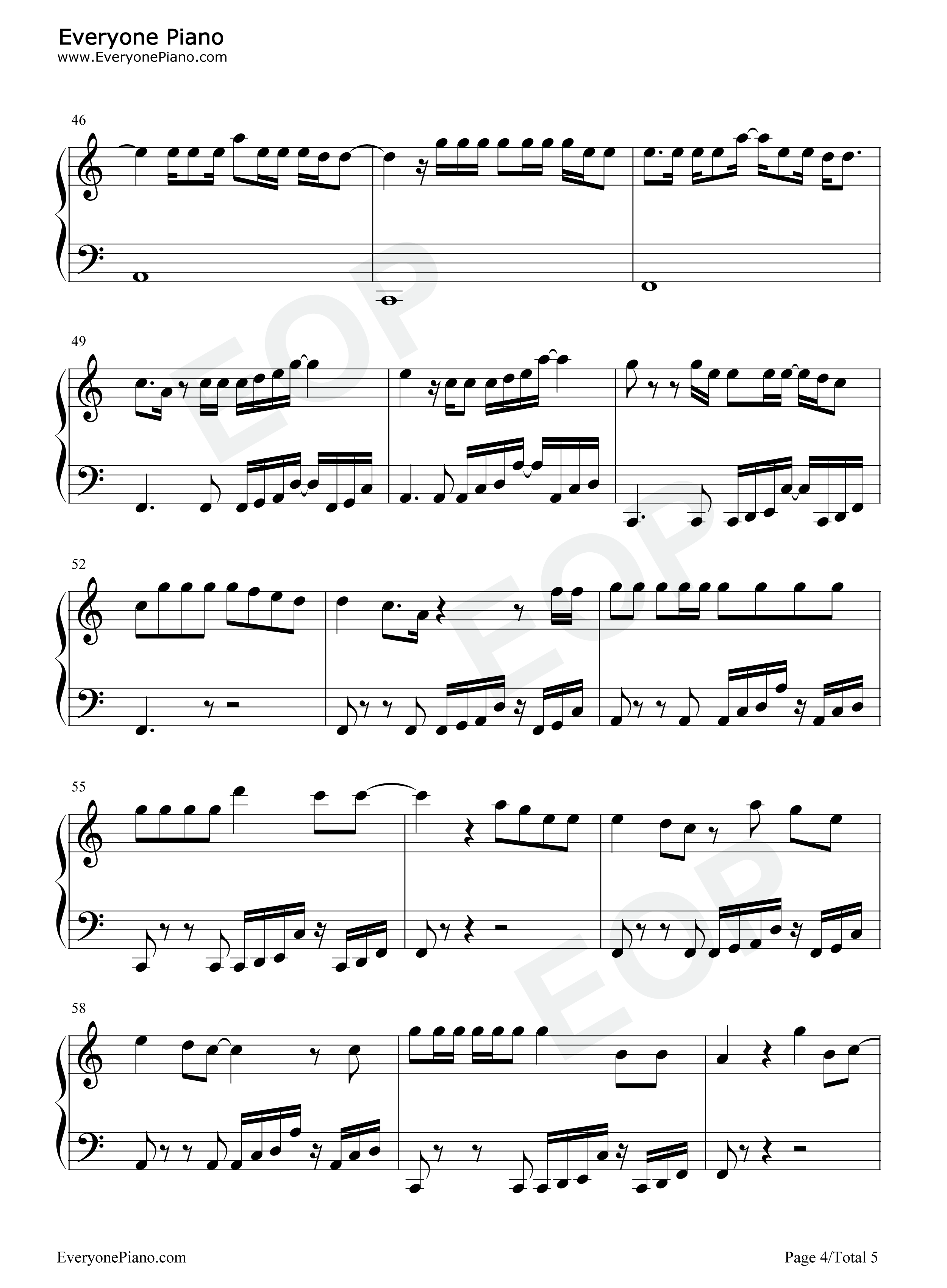 One_Right_Now钢琴谱_Post_Malone_The_Weeknd