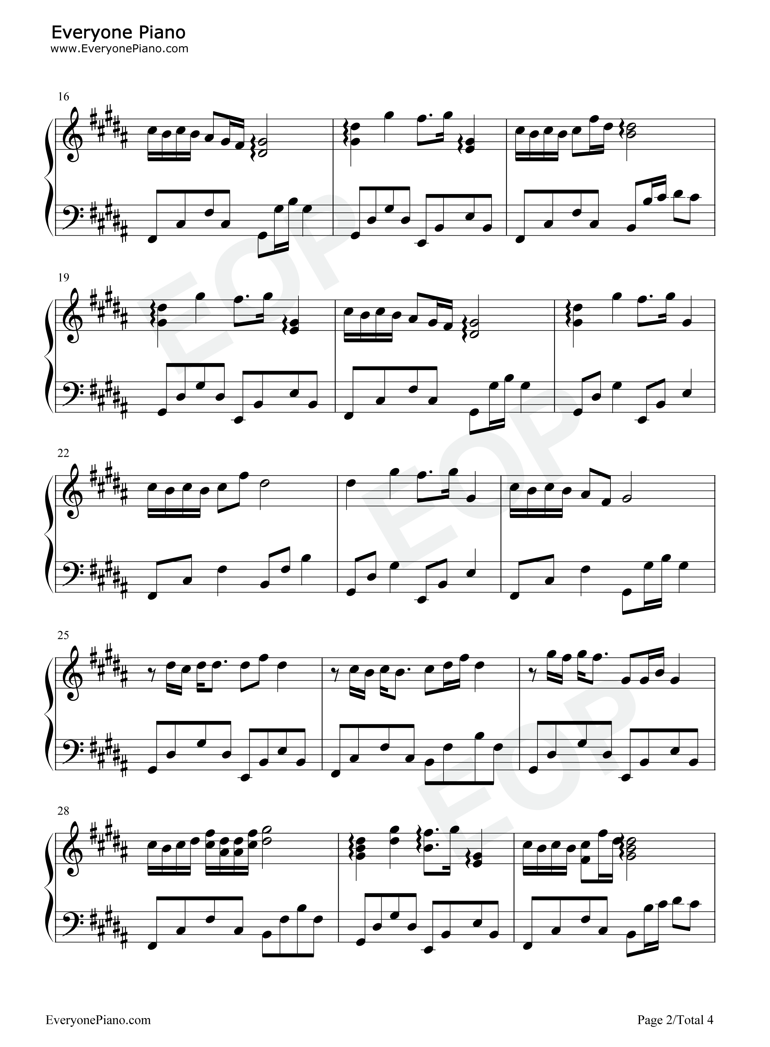 夭娘钢琴谱_洛天依