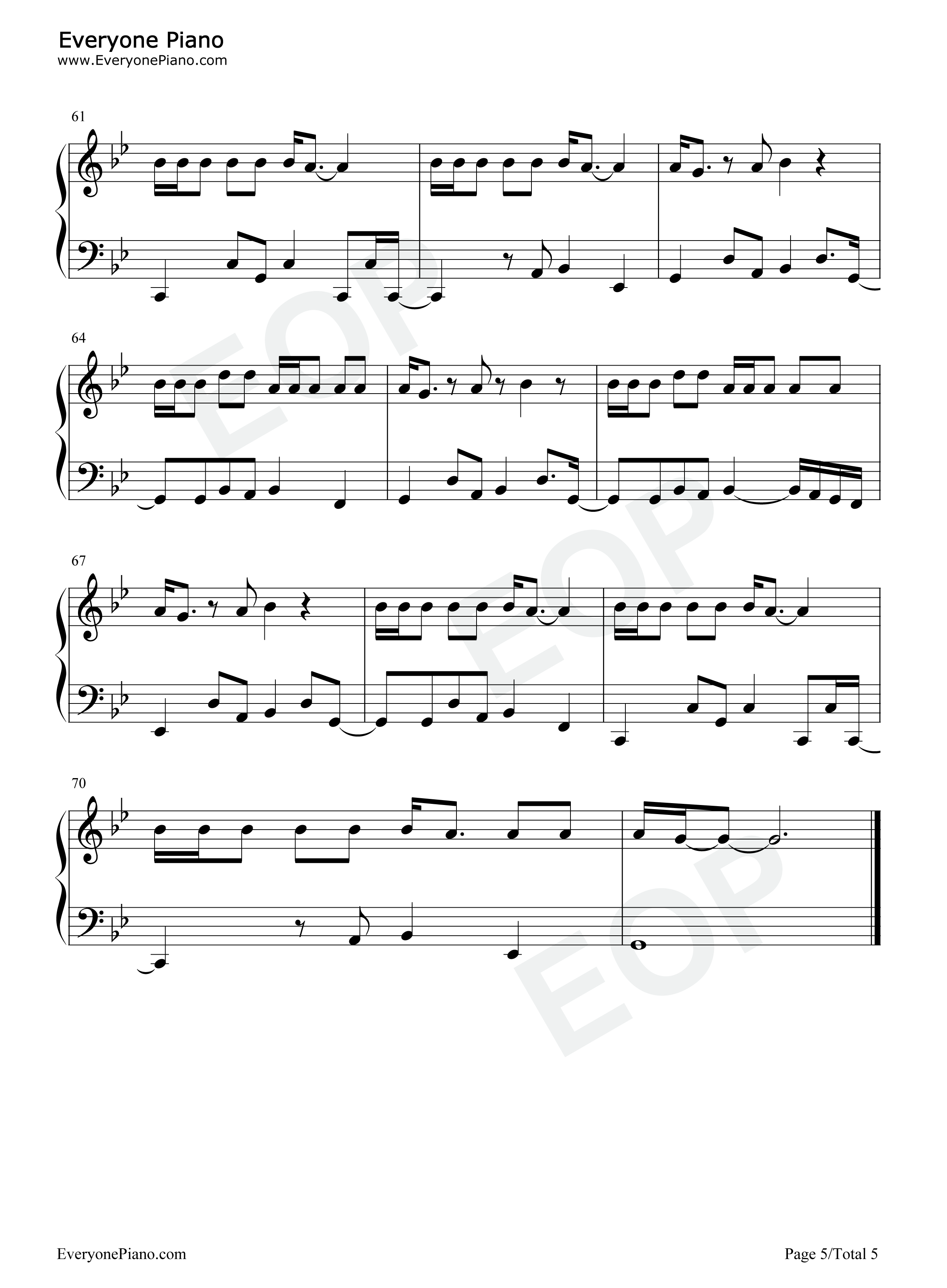 The_Motto钢琴谱_Tiësto_Ava_Max