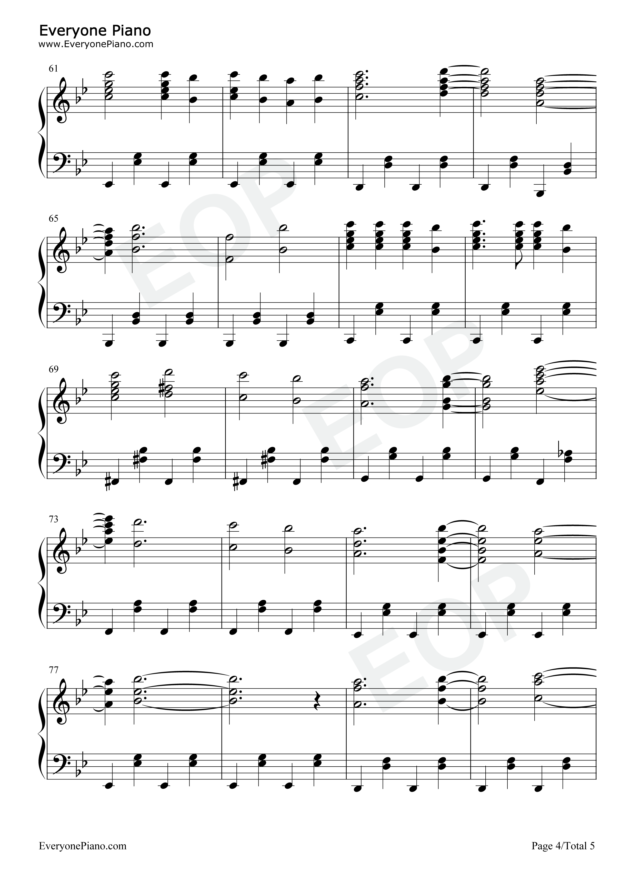 To_See_the_Future钢琴谱_楠木灯_楠木友利