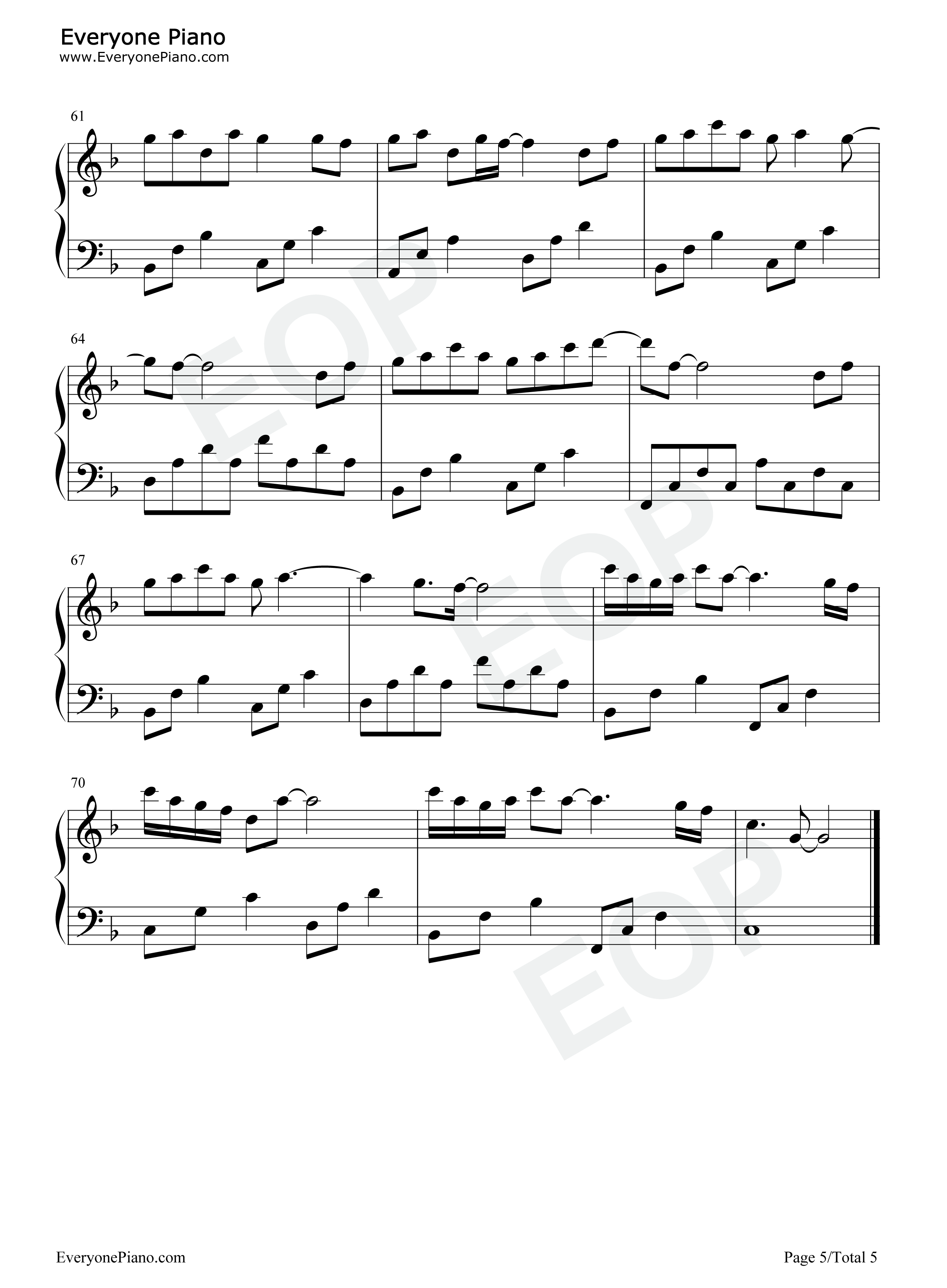 好好生活就是美好生活钢琴谱_周深