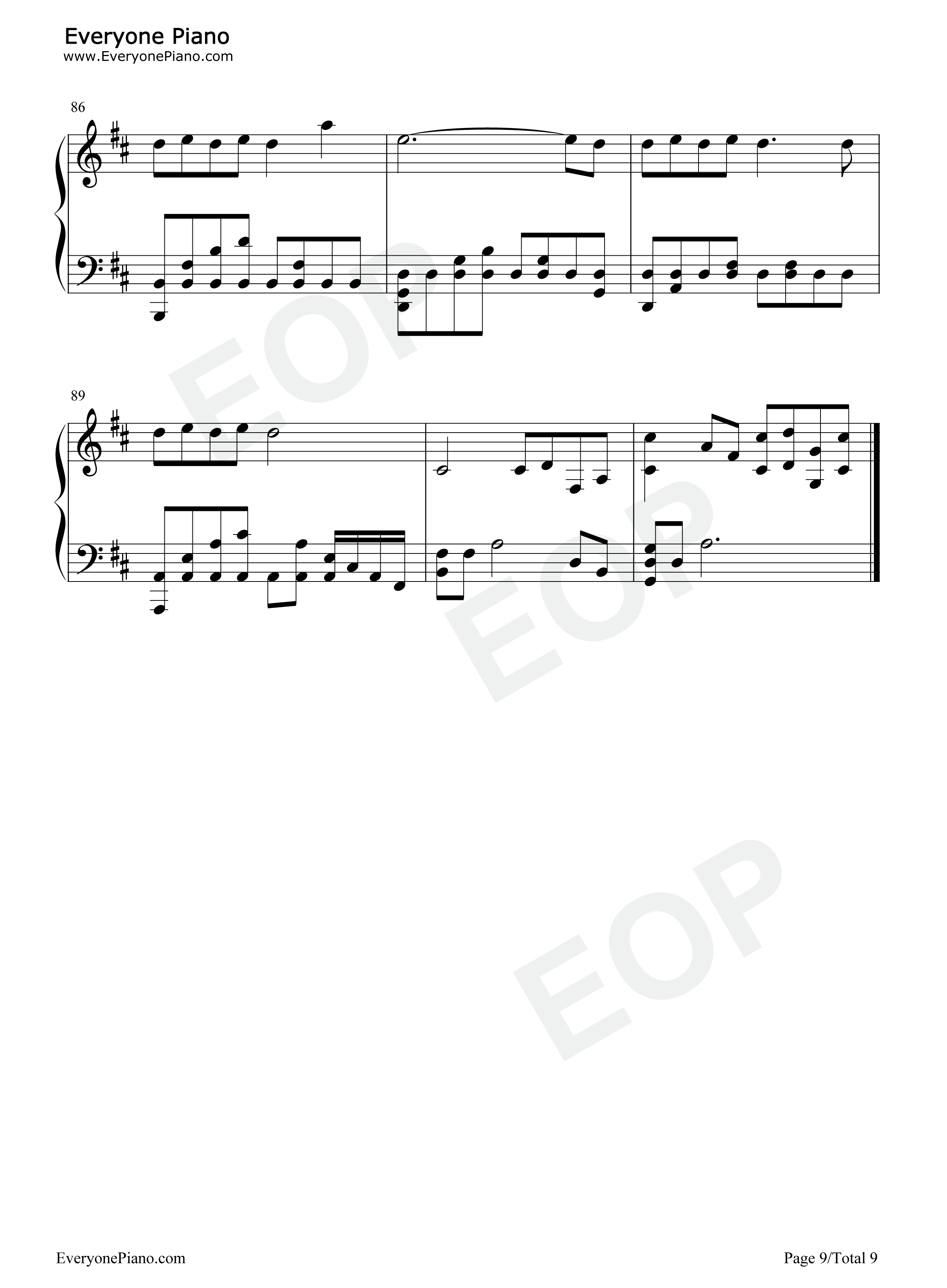 鲸落于海钢琴谱_小星星Aurora