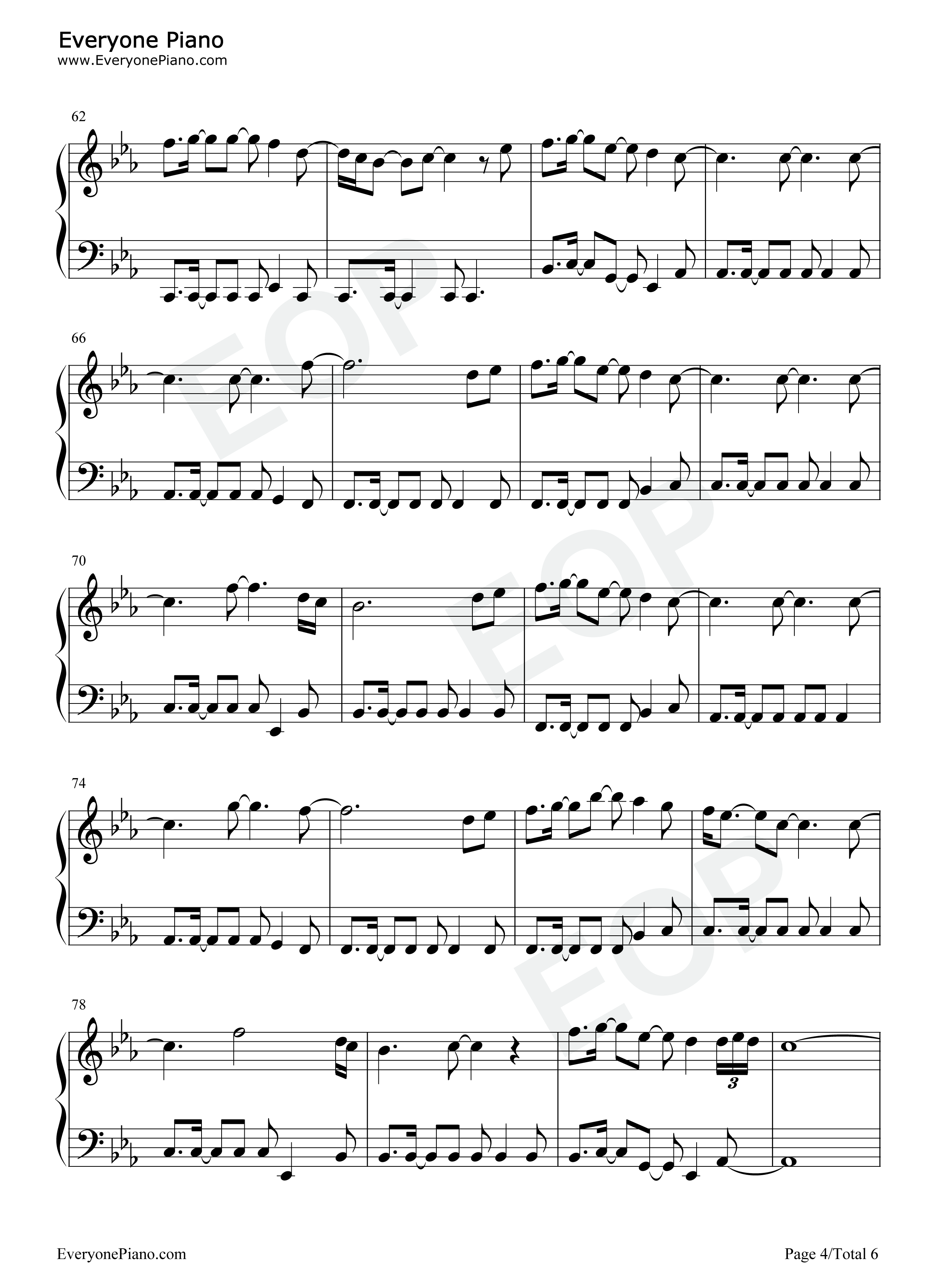 Moth_to_a_Flame钢琴谱_Swedish_House_Mafia_The_Weeknd