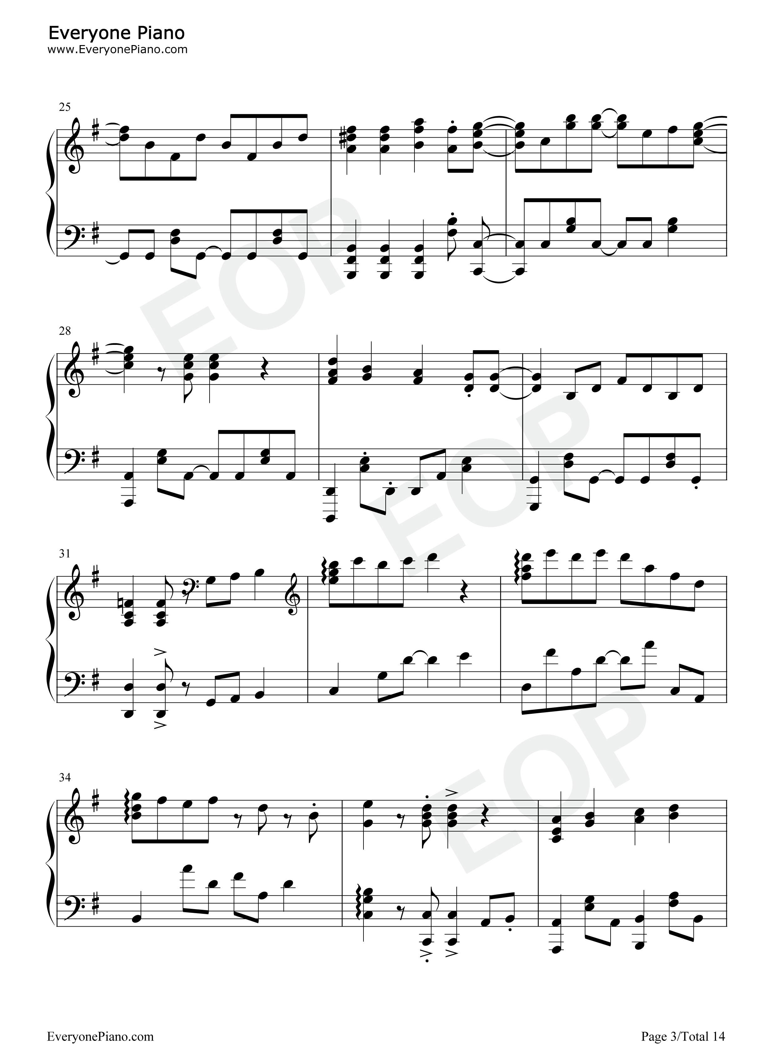 まっすぐ钢琴谱_大原由衣子