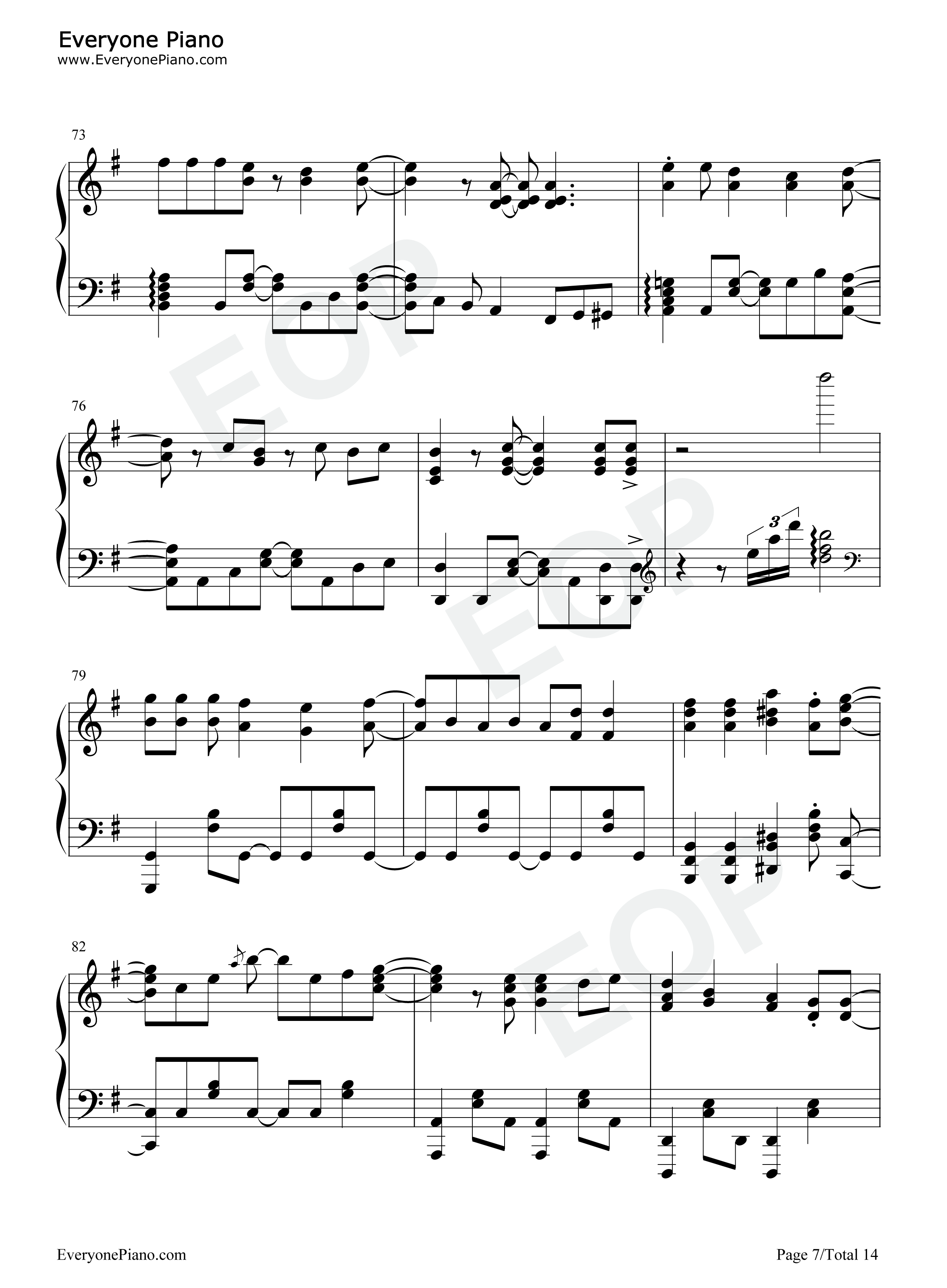 まっすぐ钢琴谱_大原由衣子