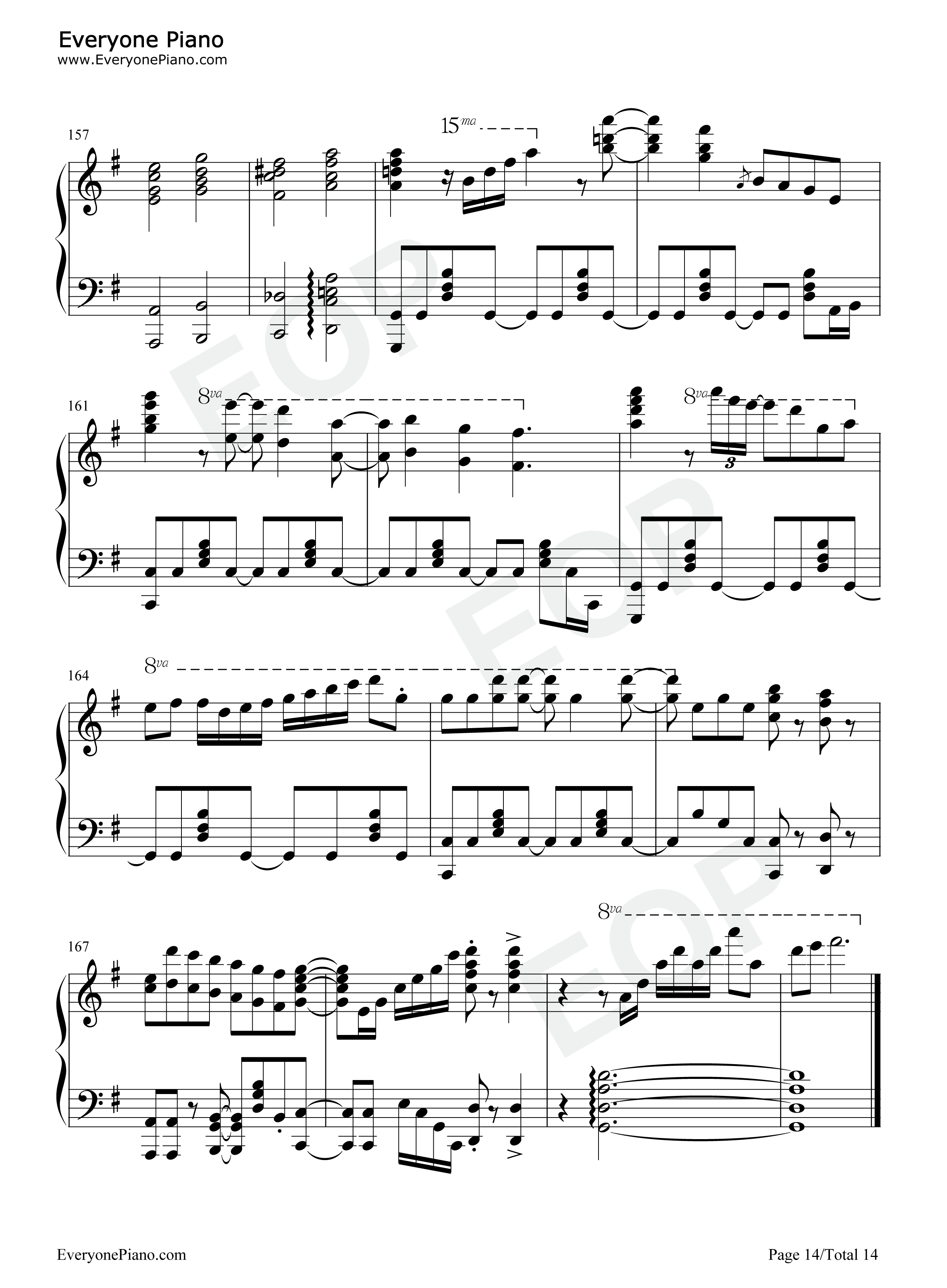 まっすぐ钢琴谱_大原由衣子