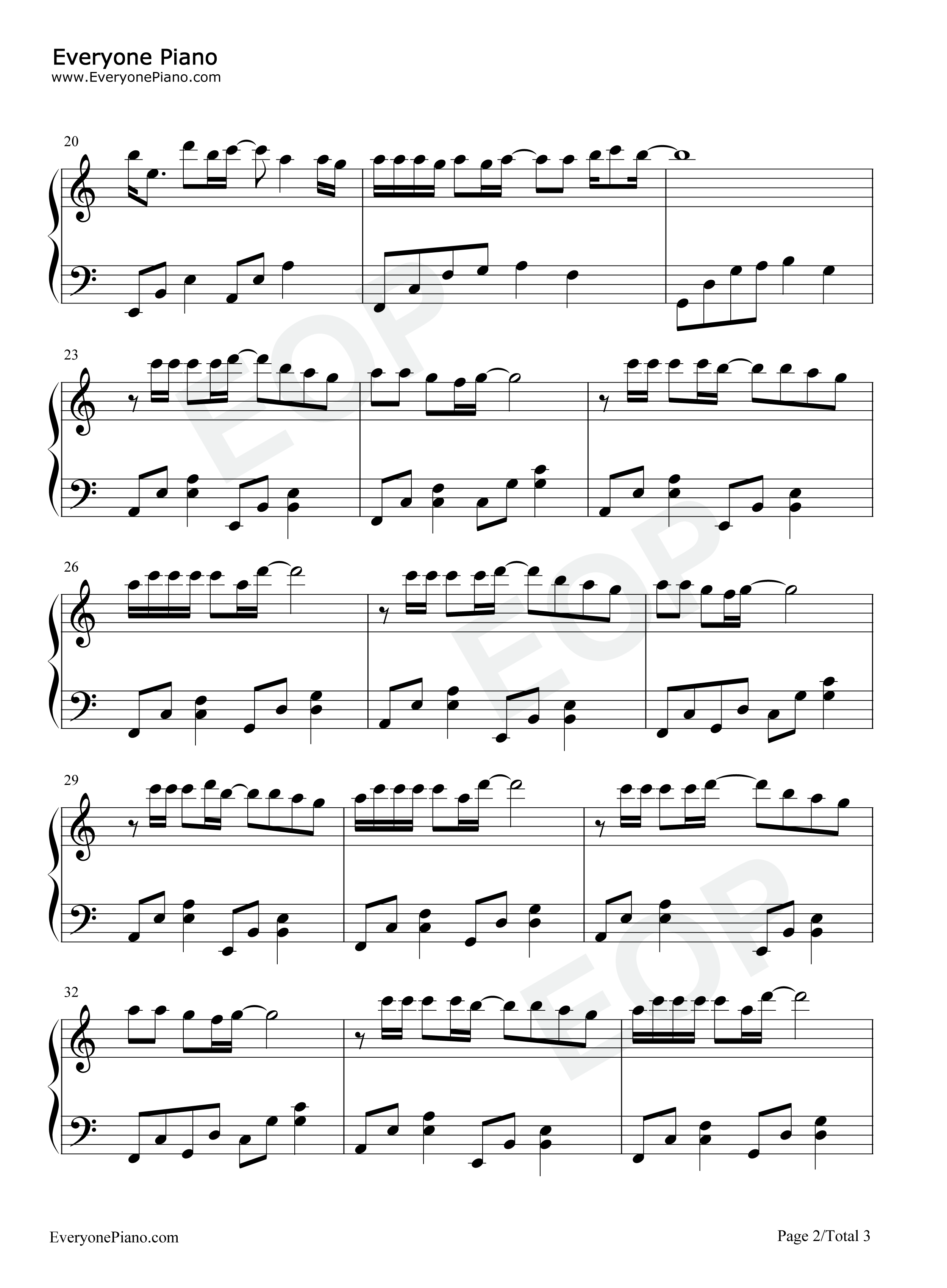 谁明浪子心钢琴谱_王杰