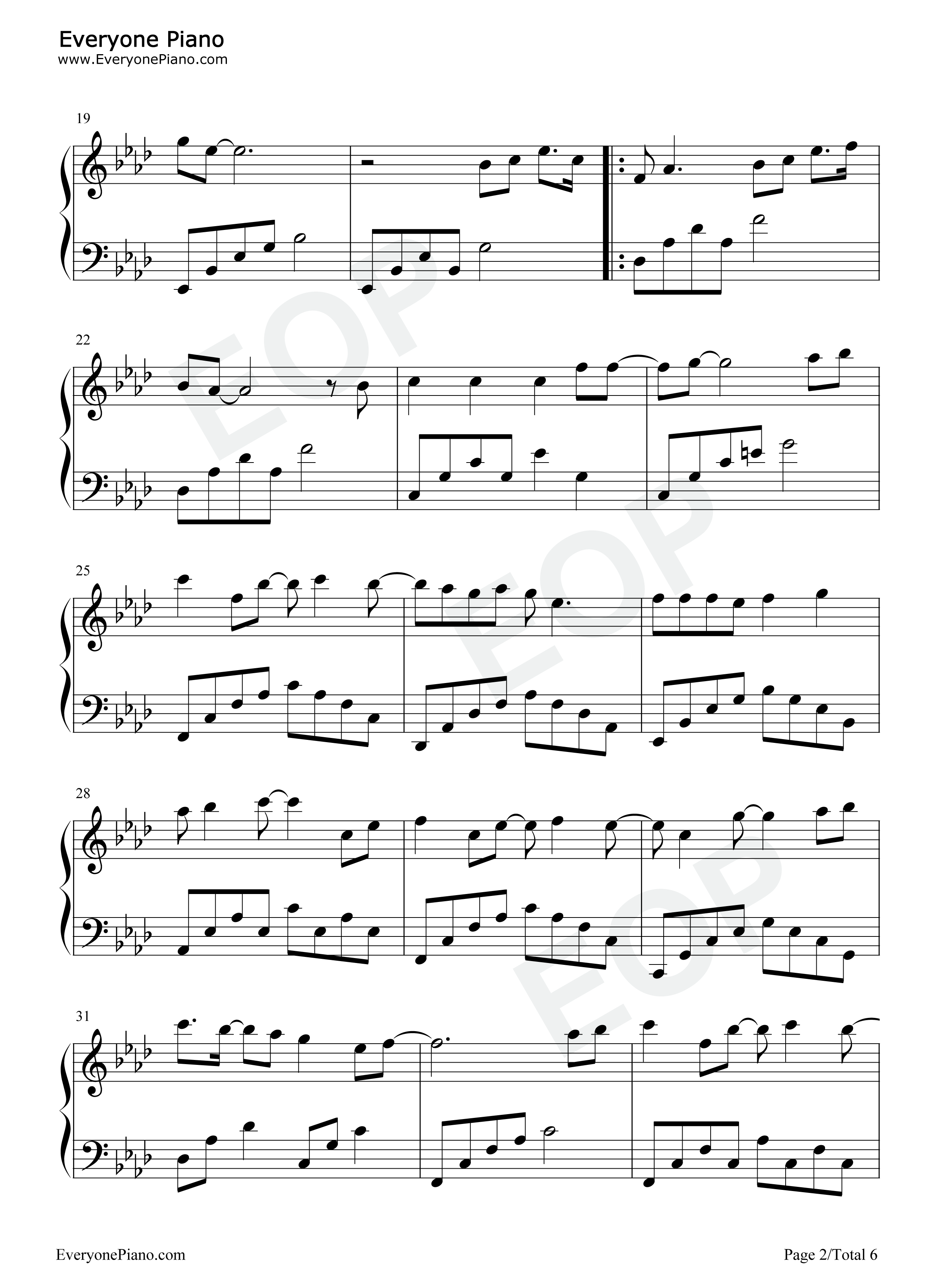 一梦情深钢琴谱_银临_妖扬