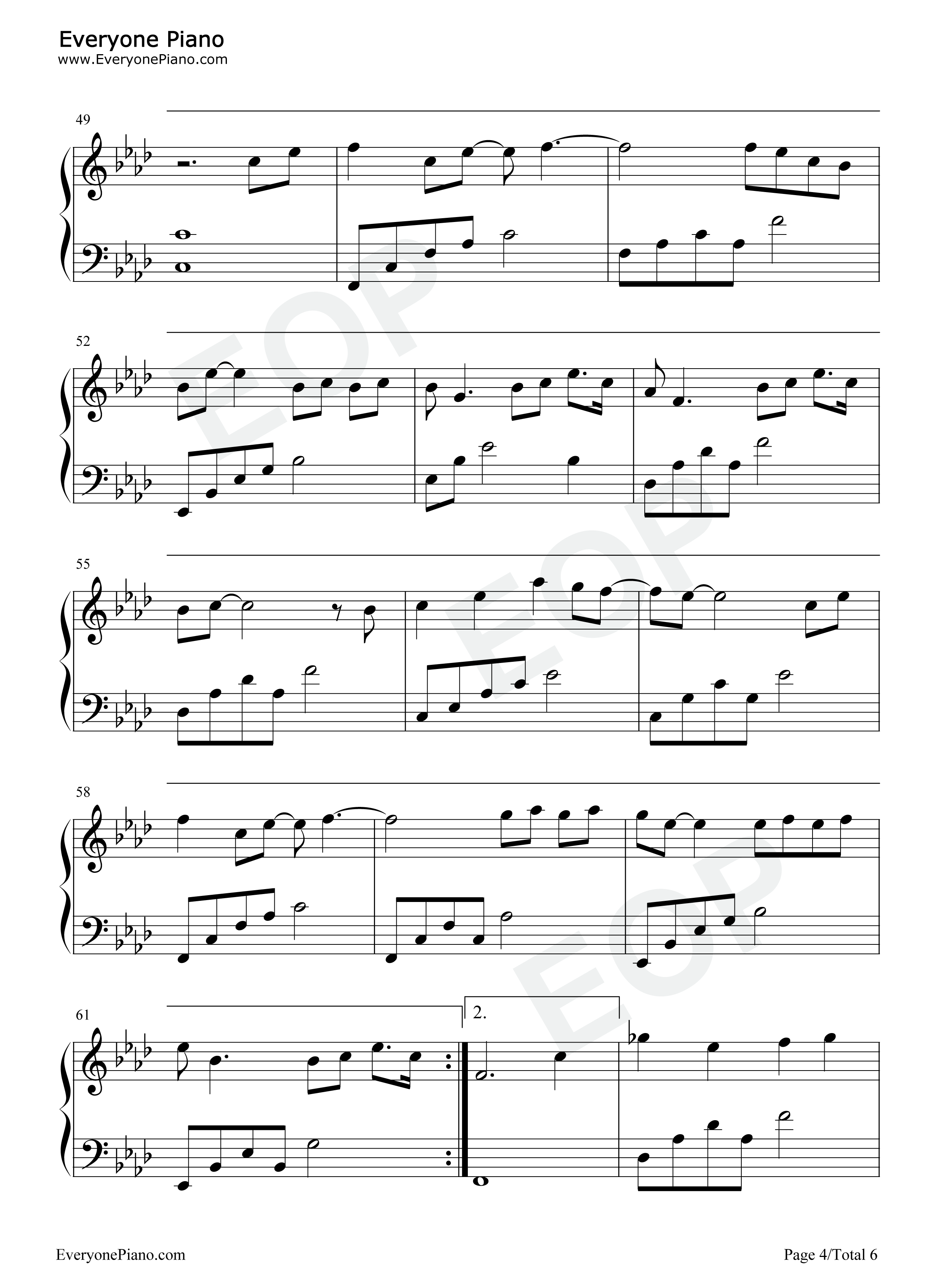 一梦情深钢琴谱_银临_妖扬