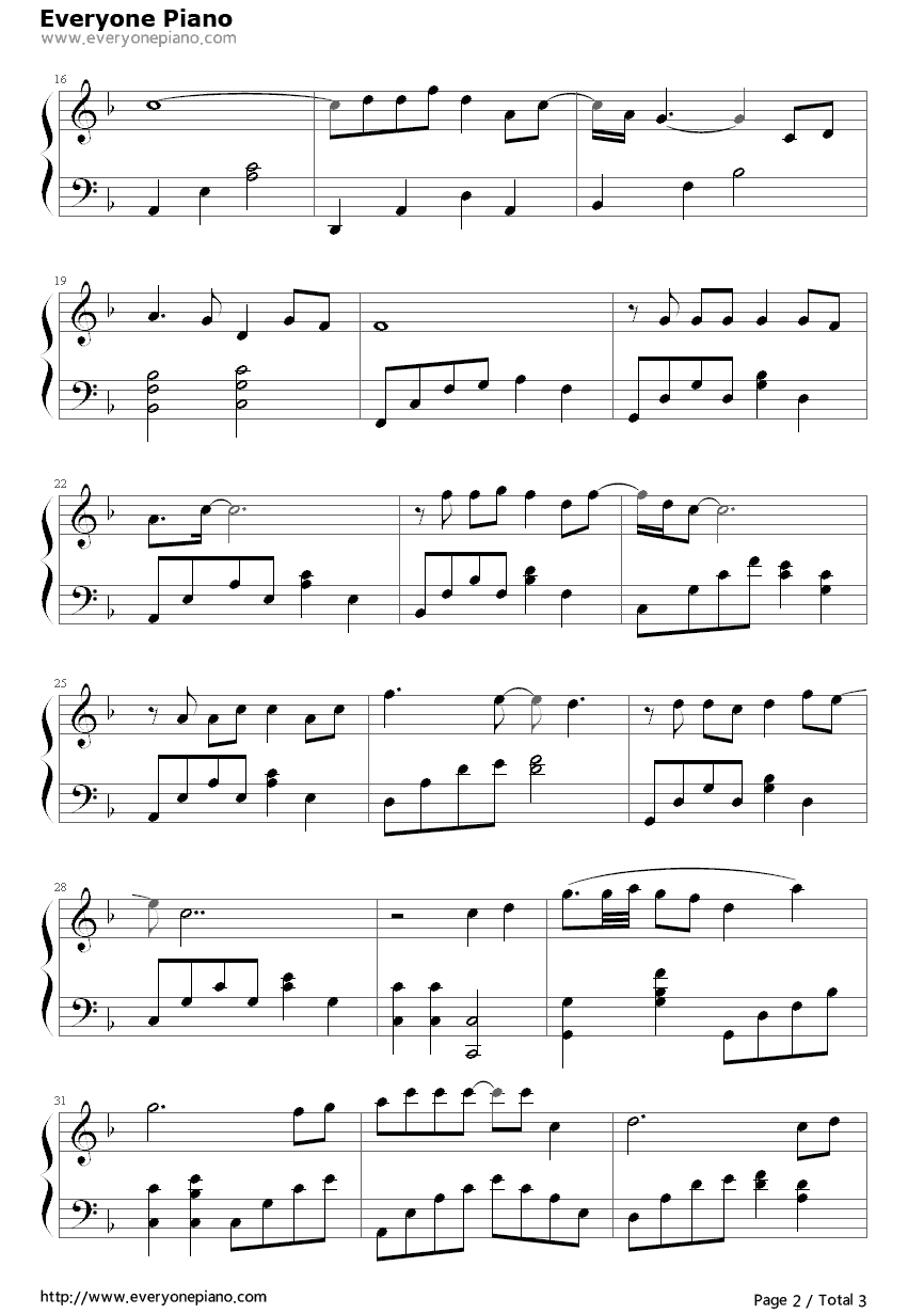 为爱痴狂钢琴谱_金志文