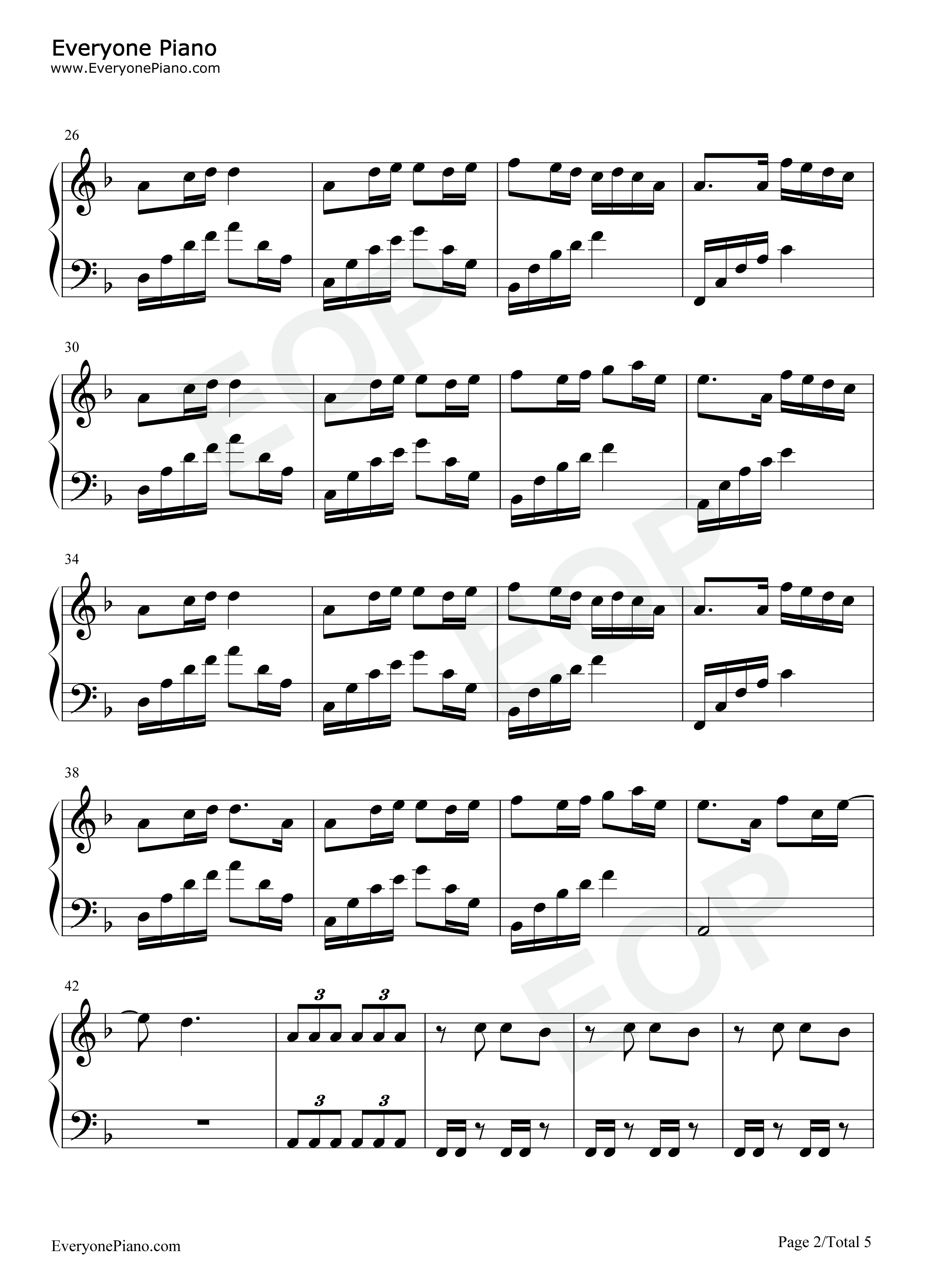 剑魂钢琴谱_汪苏泷