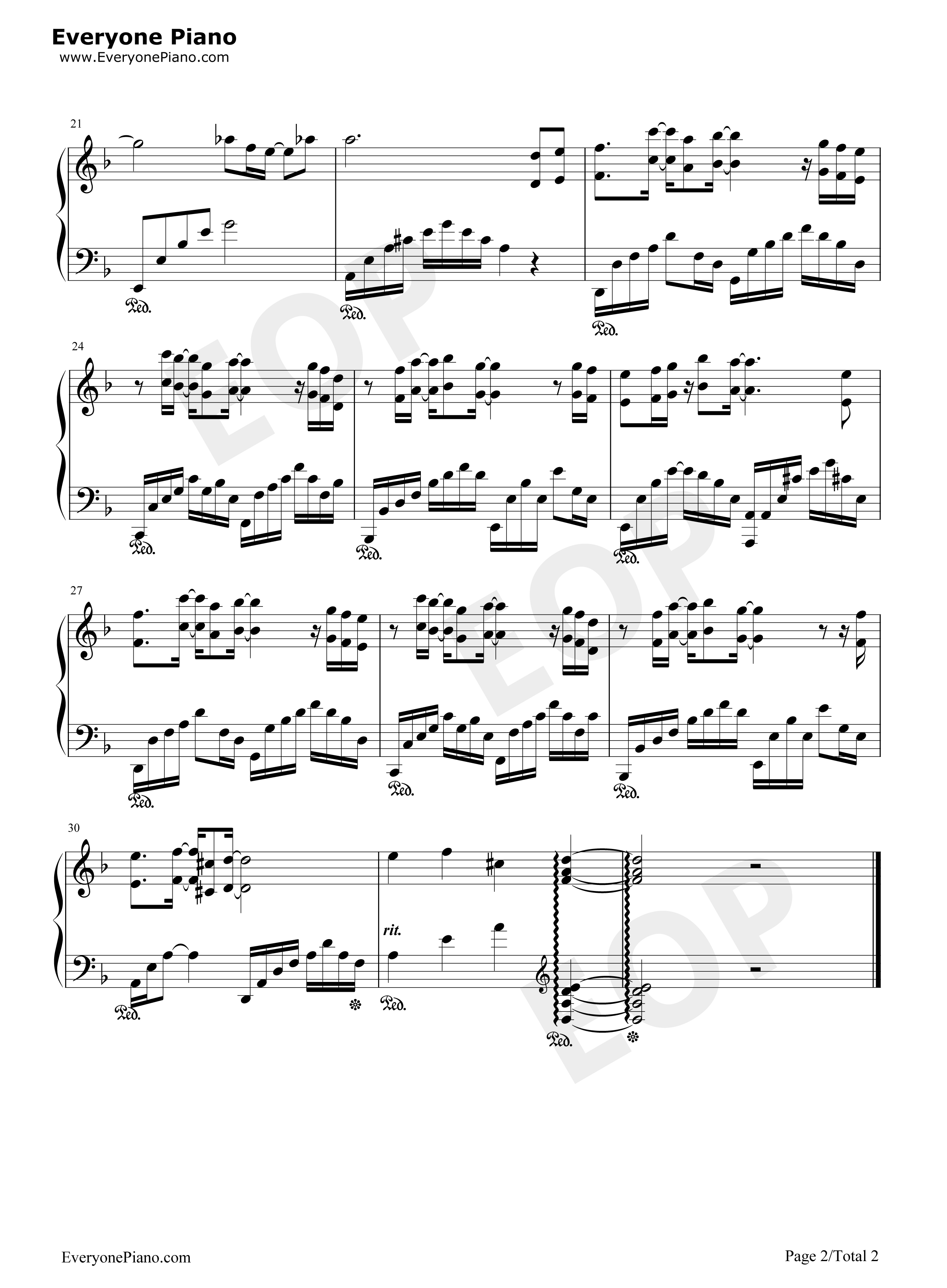 So_Sad钢琴谱_오준성(吴俊成)