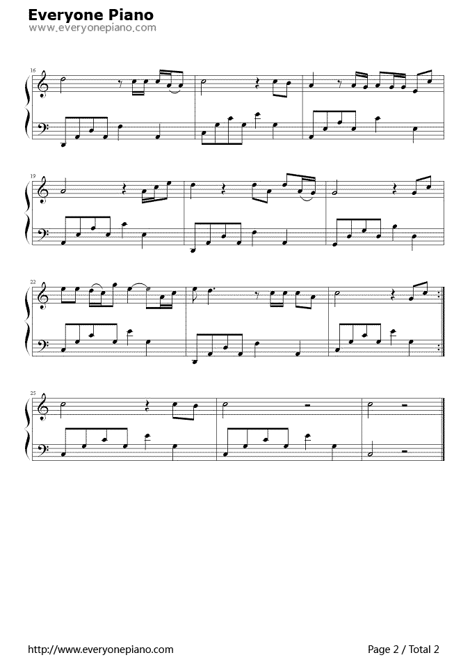 小薇钢琴谱_黄品源