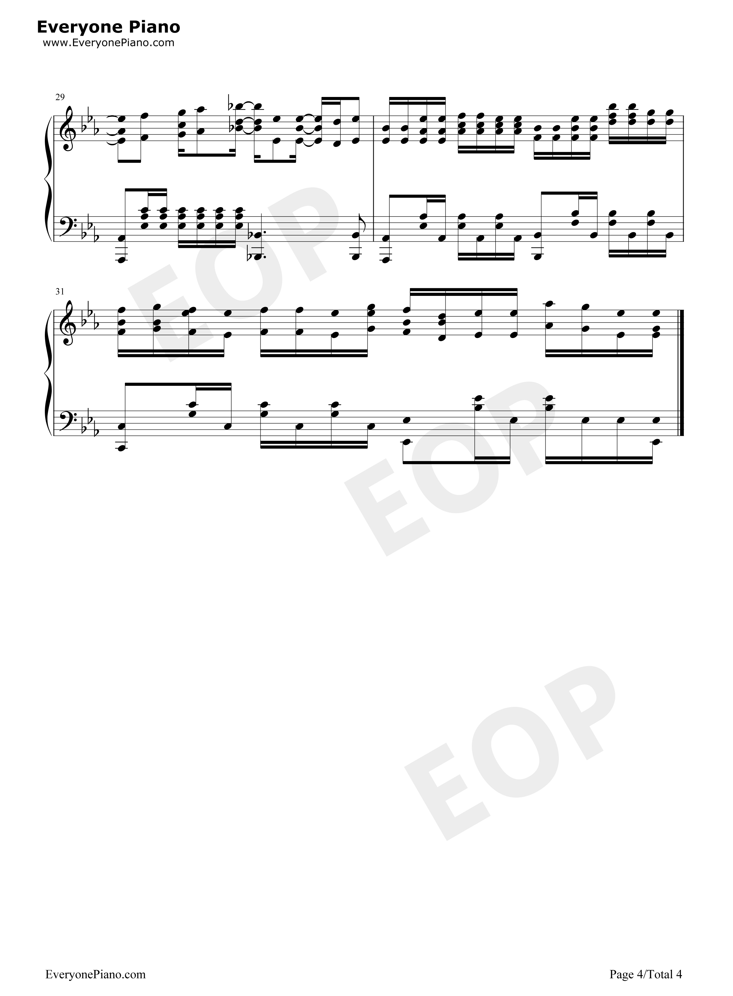 Youthful_Beautiful钢琴谱_内田真礼