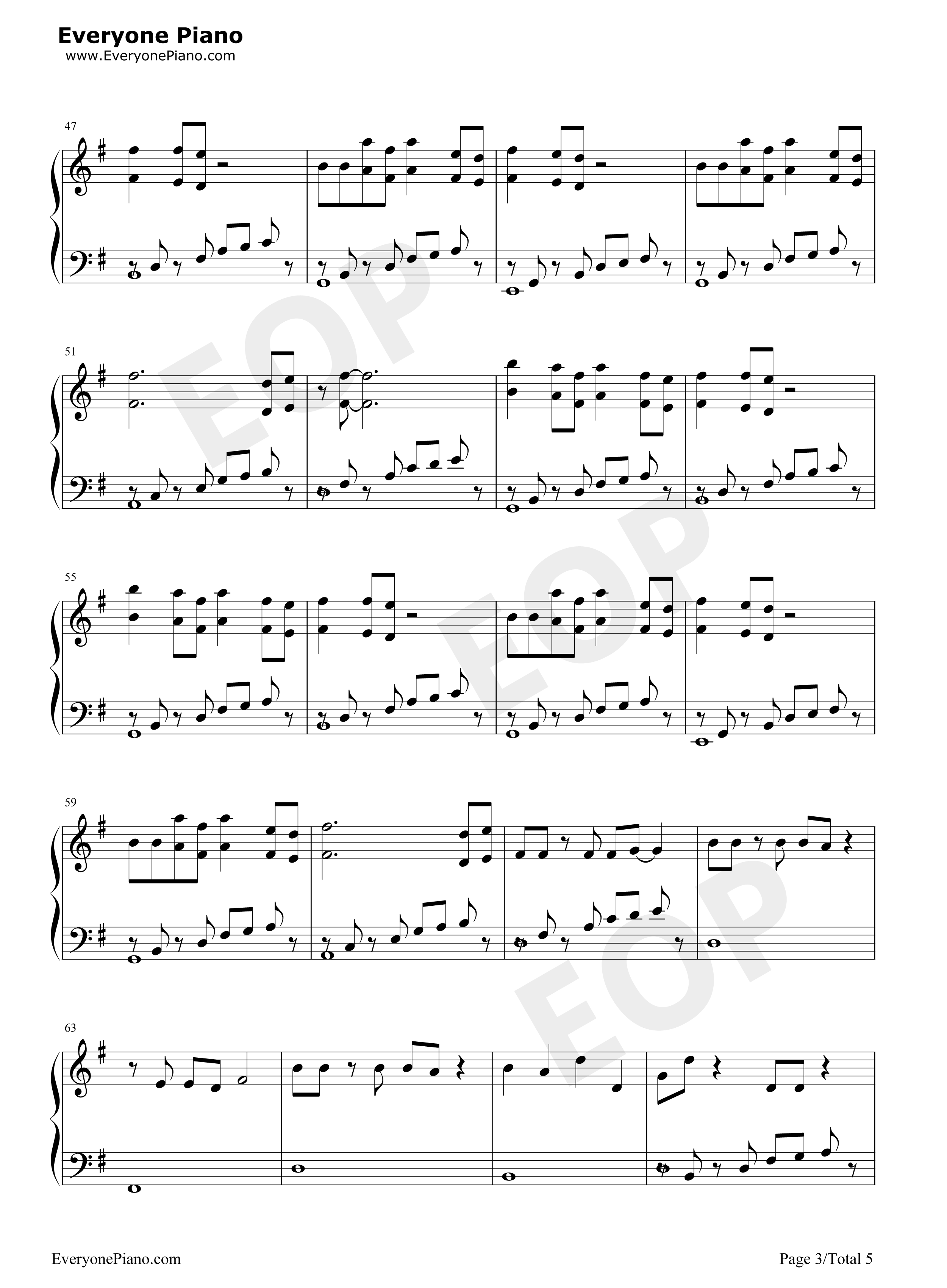 Friend_of_a_Friend钢琴谱_Lake_Malawi