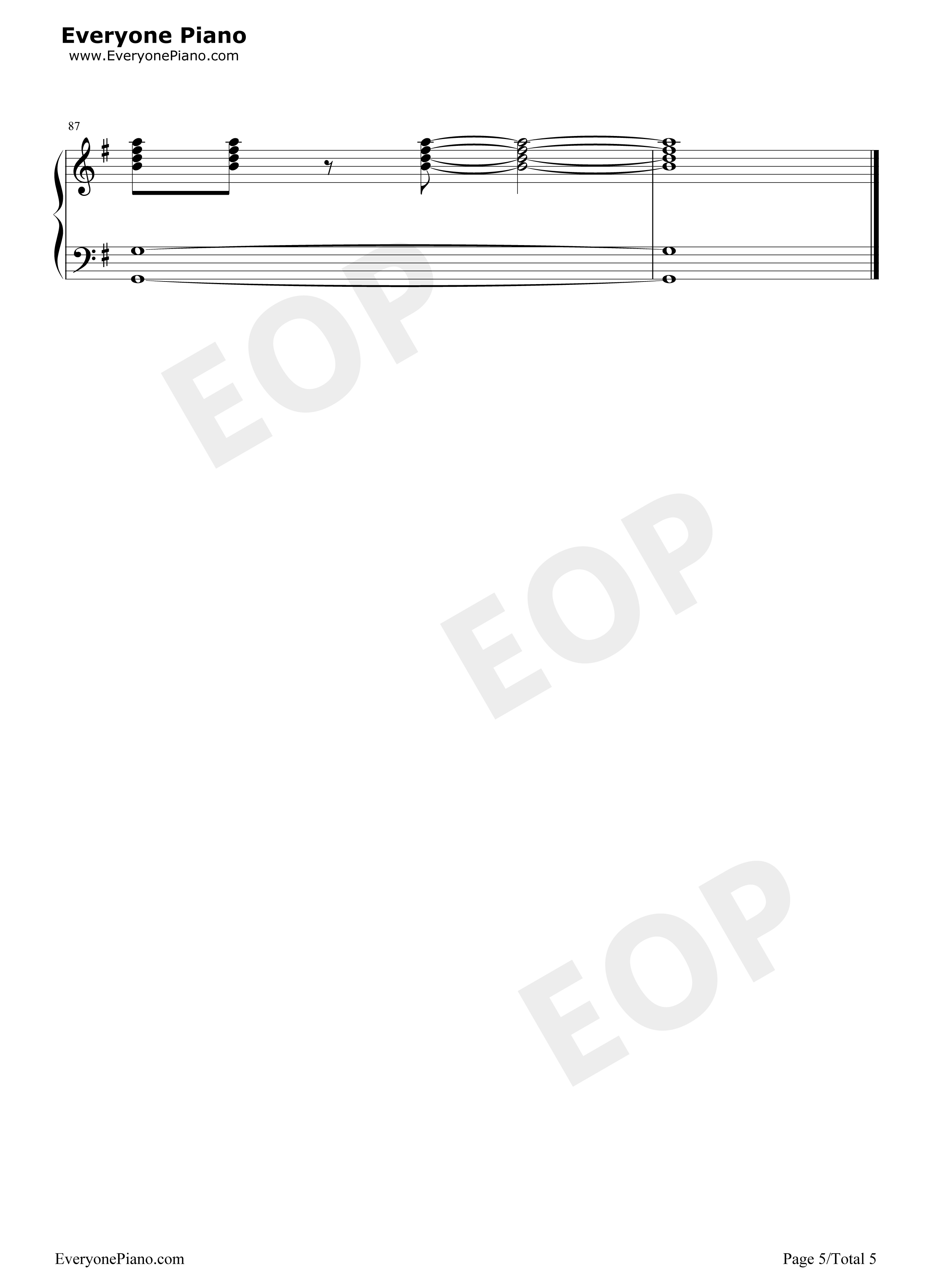 Friend_of_a_Friend钢琴谱_Lake_Malawi