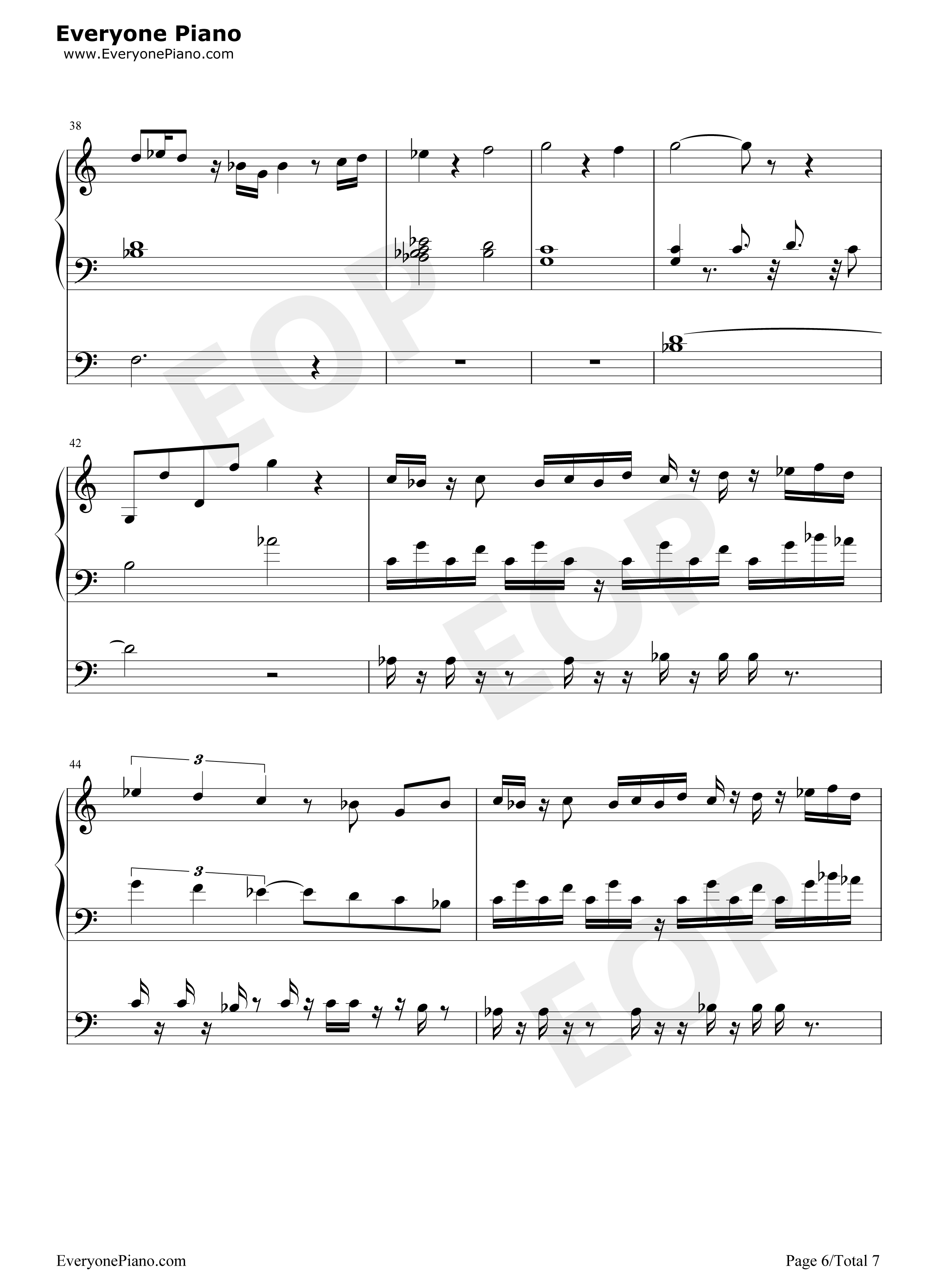 植物大战僵尸钢琴谱_Plants_vs._Zombies