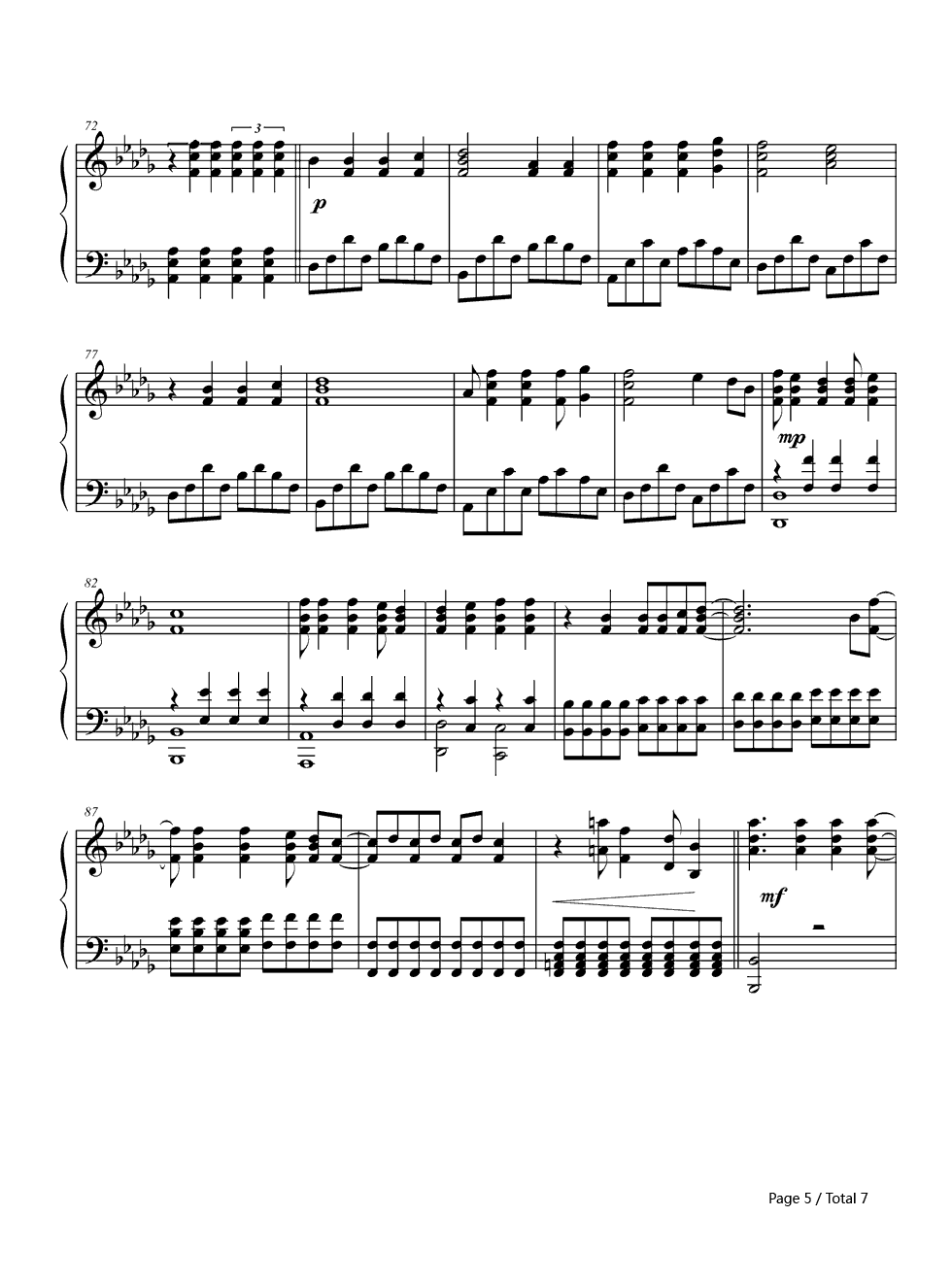 Thnks_fr_th_Mmrs钢琴谱_Fall_Out_Boy