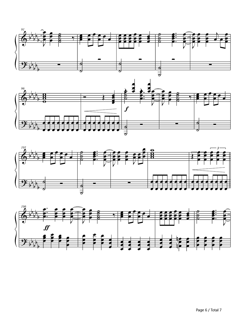 Thnks_fr_th_Mmrs钢琴谱_Fall_Out_Boy