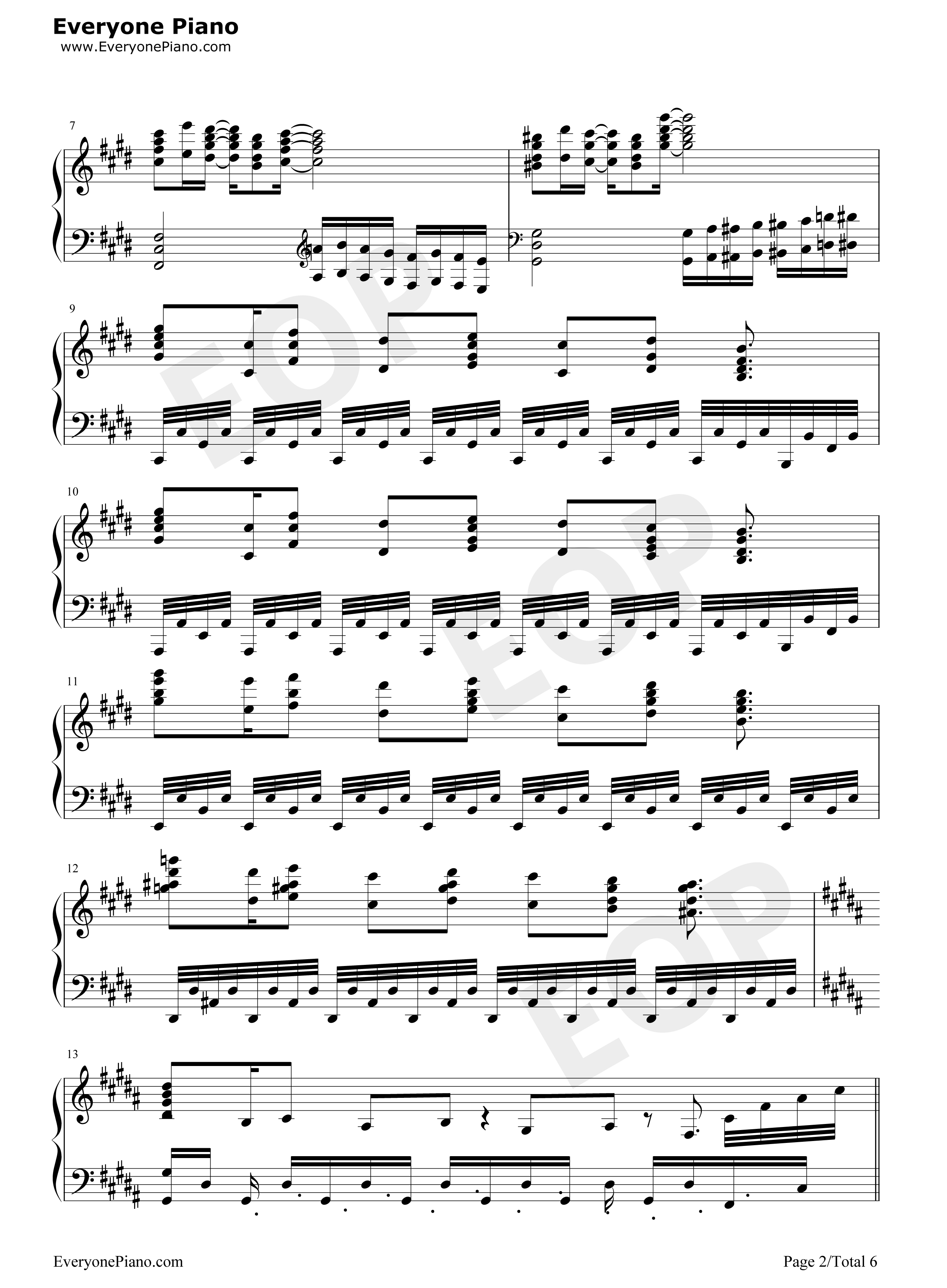 红莲之弓矢钢琴谱_Linked_Horizon