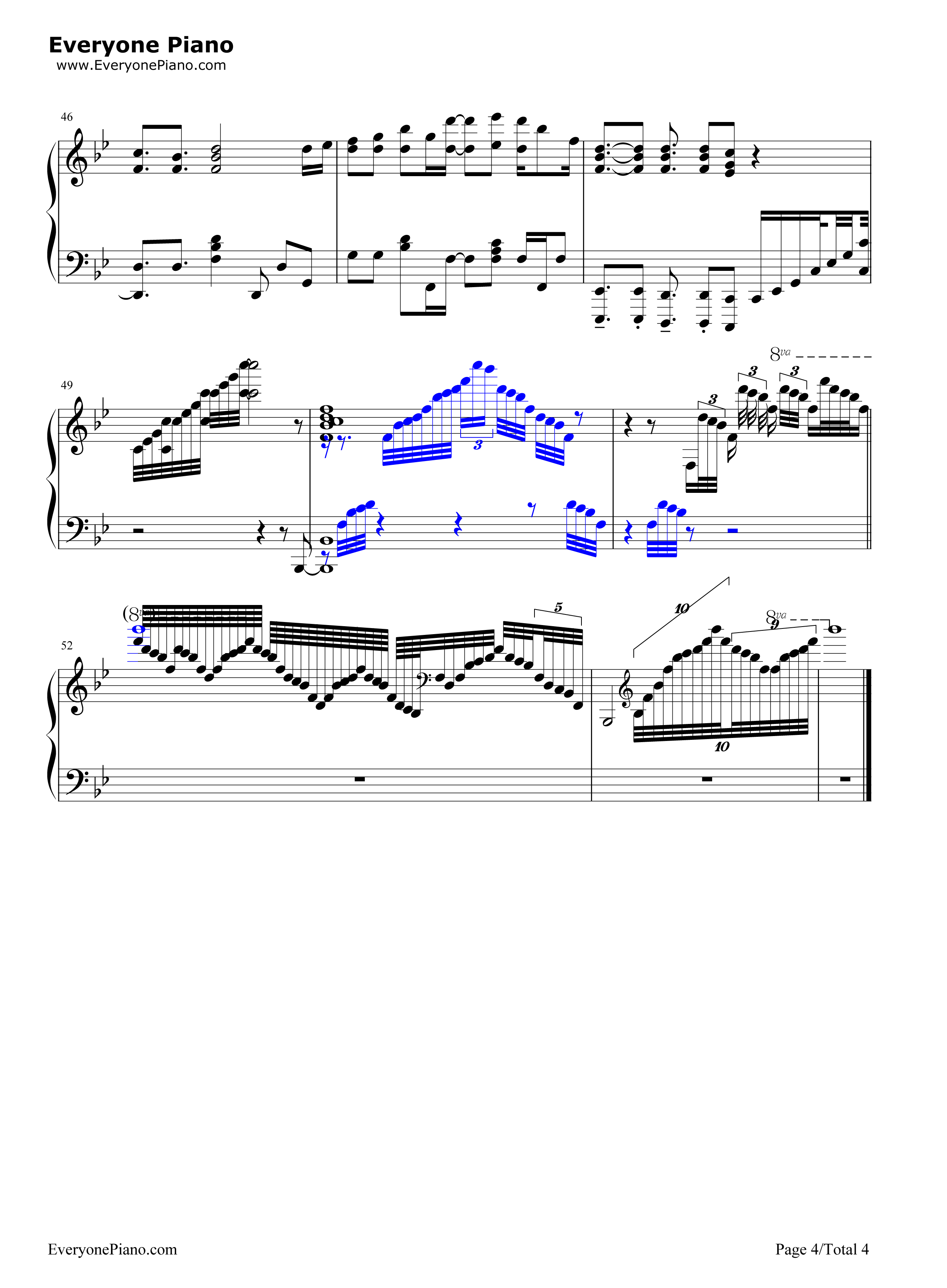 CLICK钢琴谱_Claris