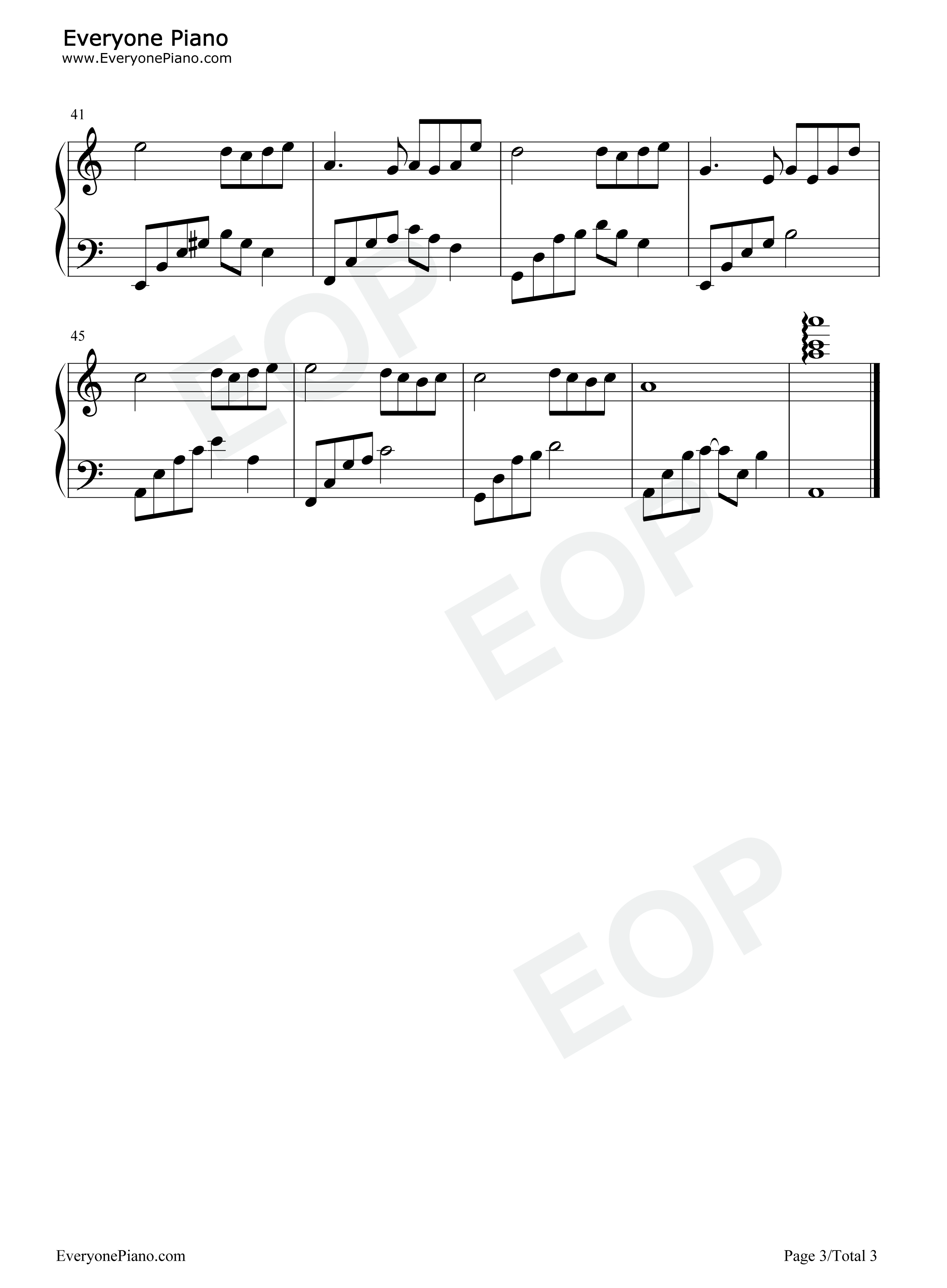 夜的钢琴曲_4钢琴谱_石进