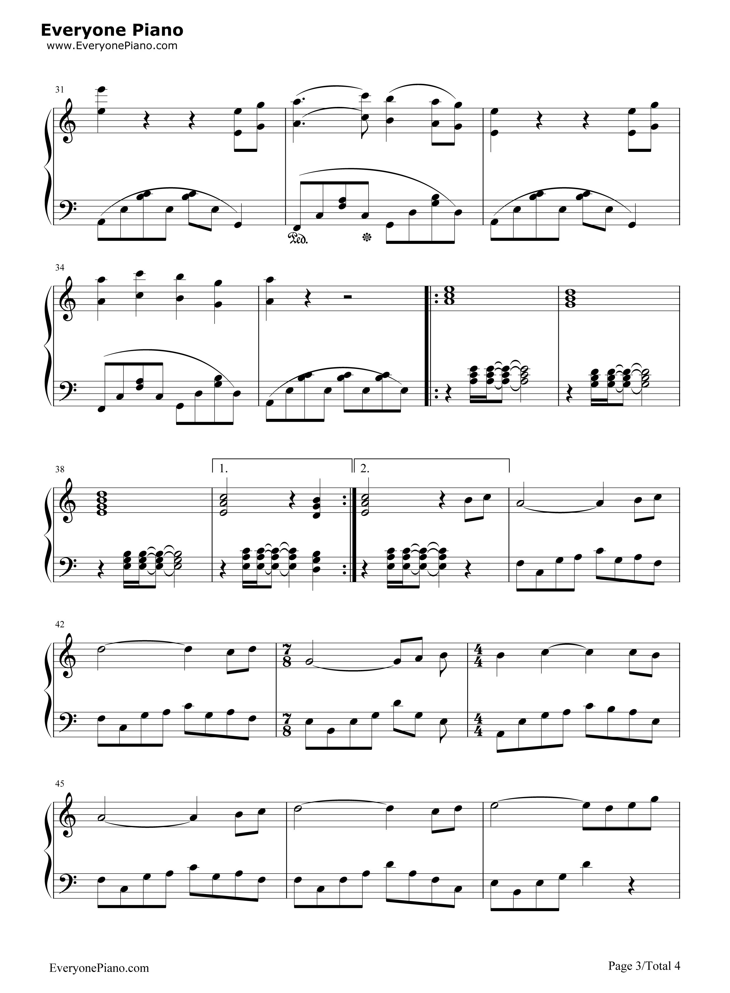 重回心灵花园钢琴谱_Andemund_Orchestra