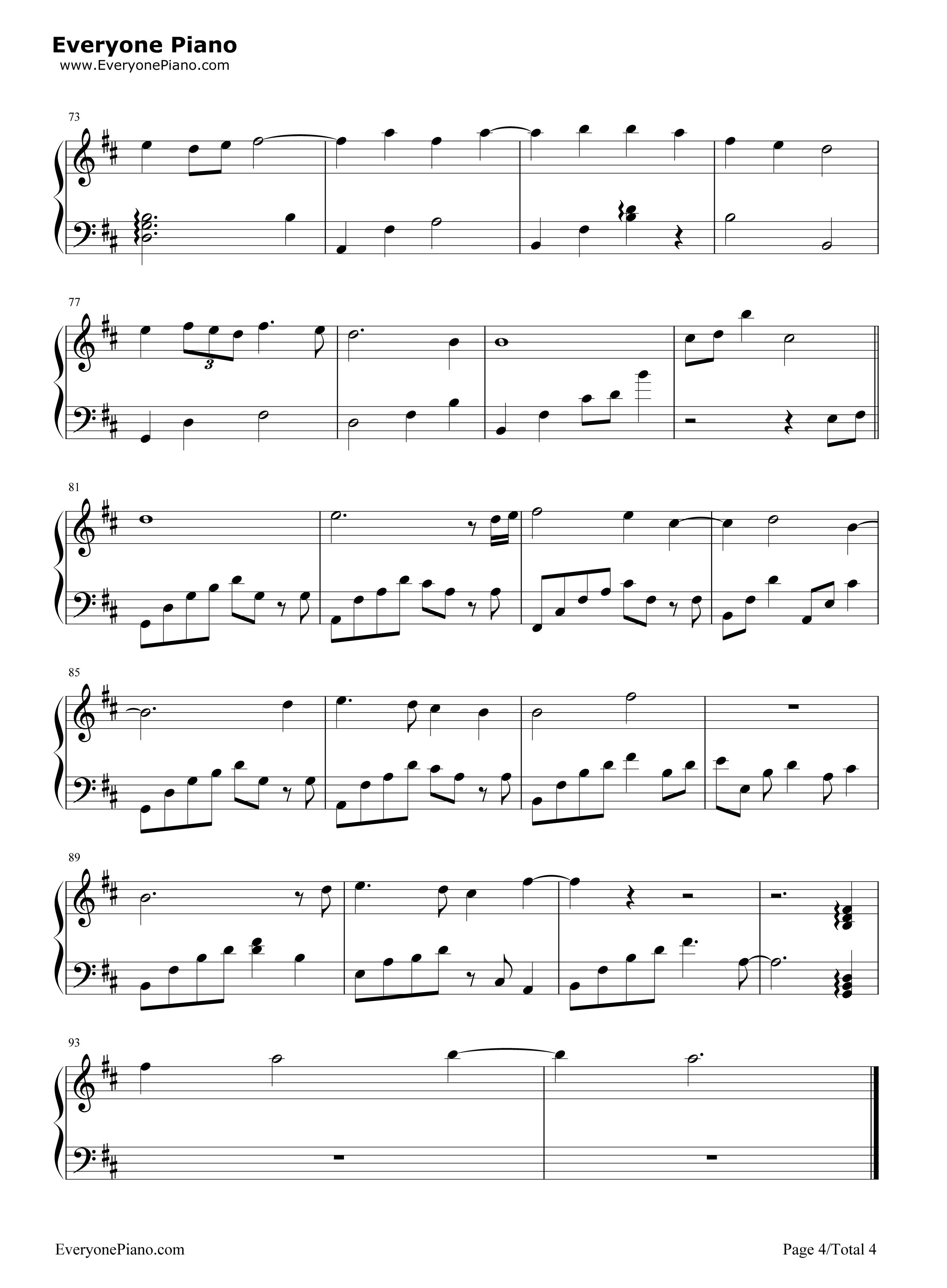 暁のヨナ钢琴谱_梁邦彦