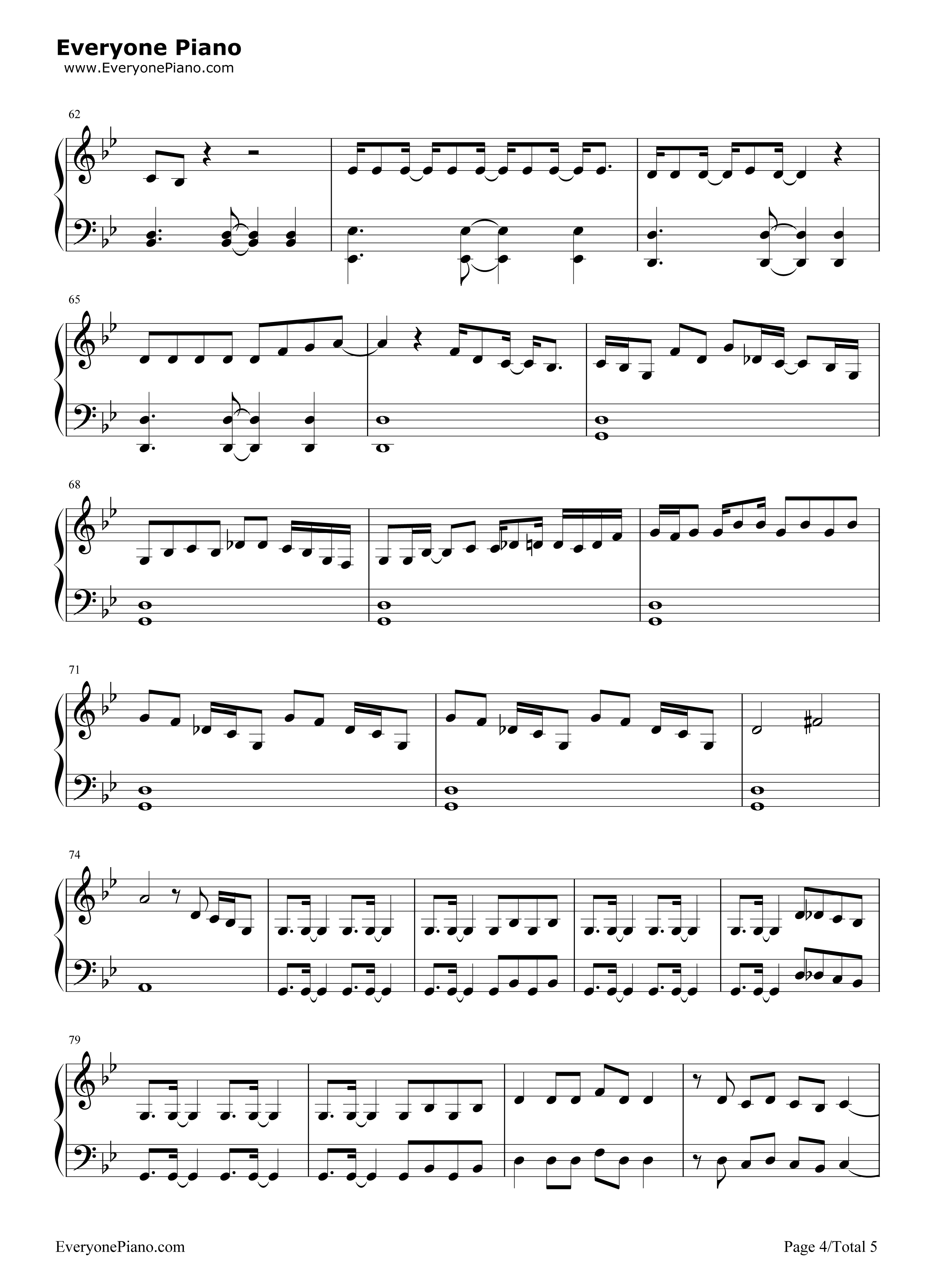 つなぐ钢琴谱_嵐