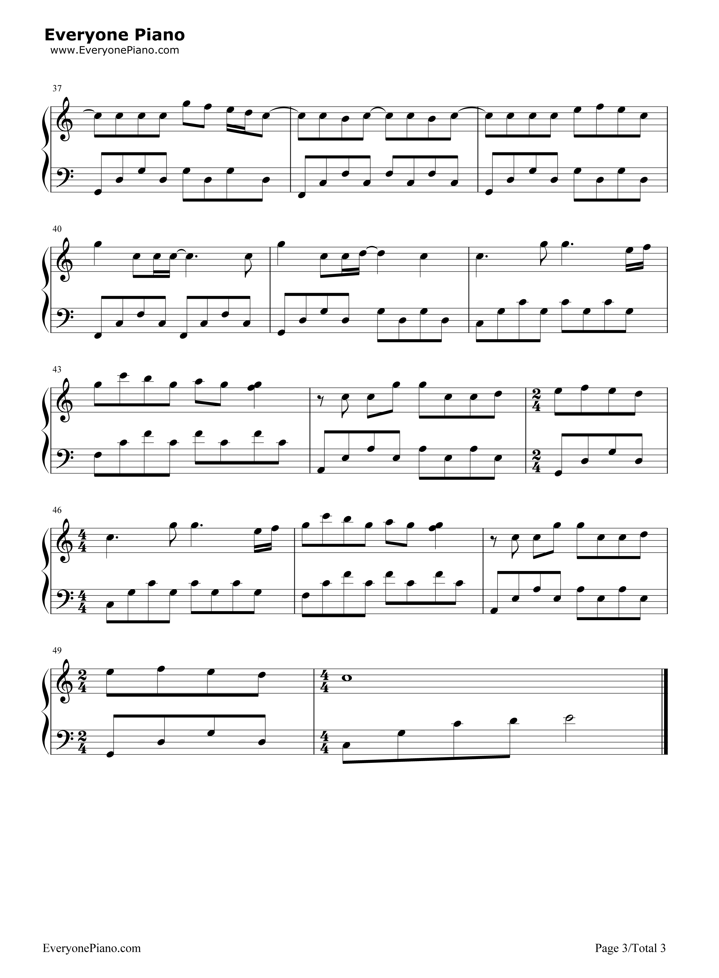 One_day钢琴谱_THE_ROOTLESS