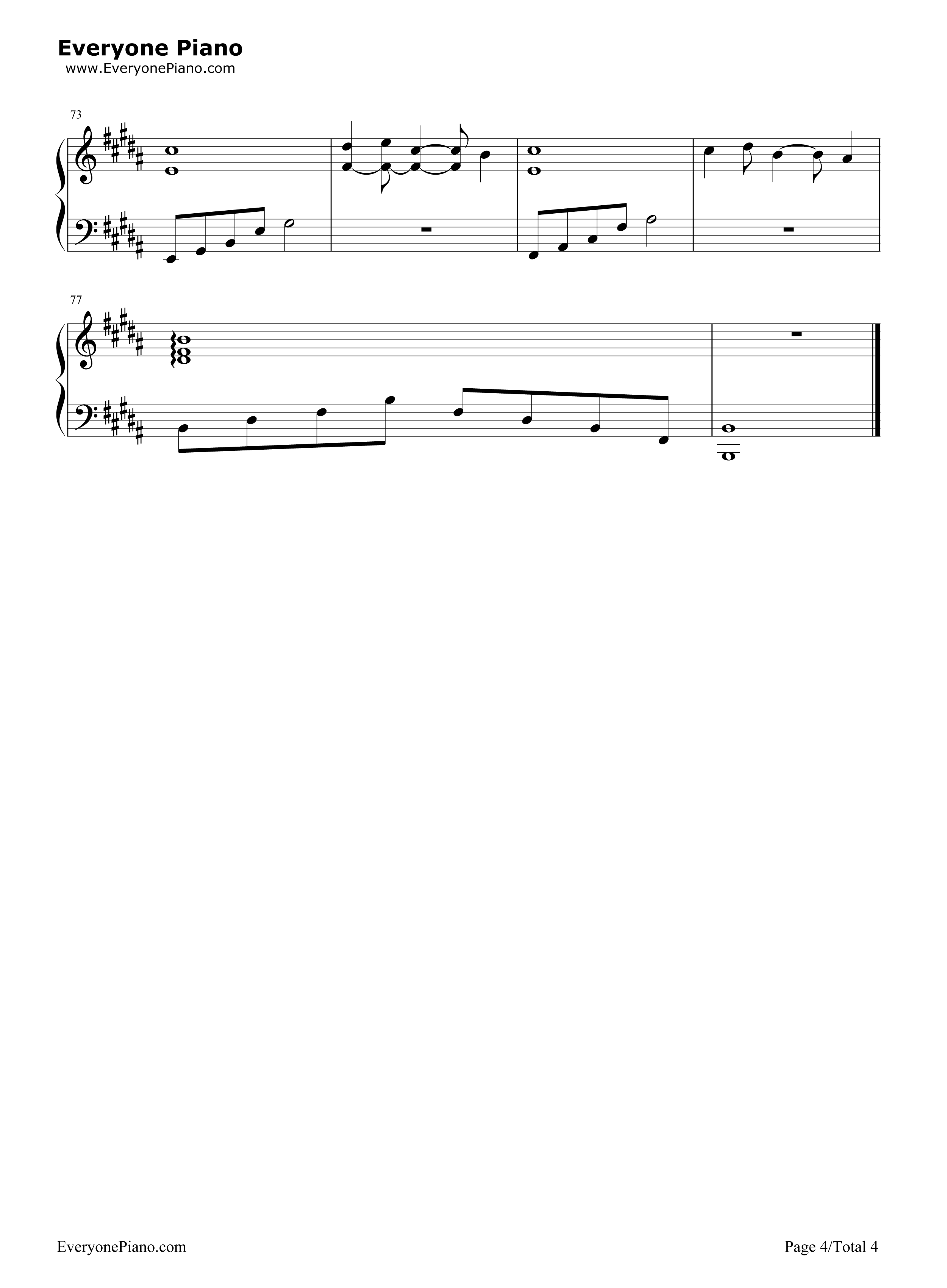 BIRD钢琴谱_松下优也