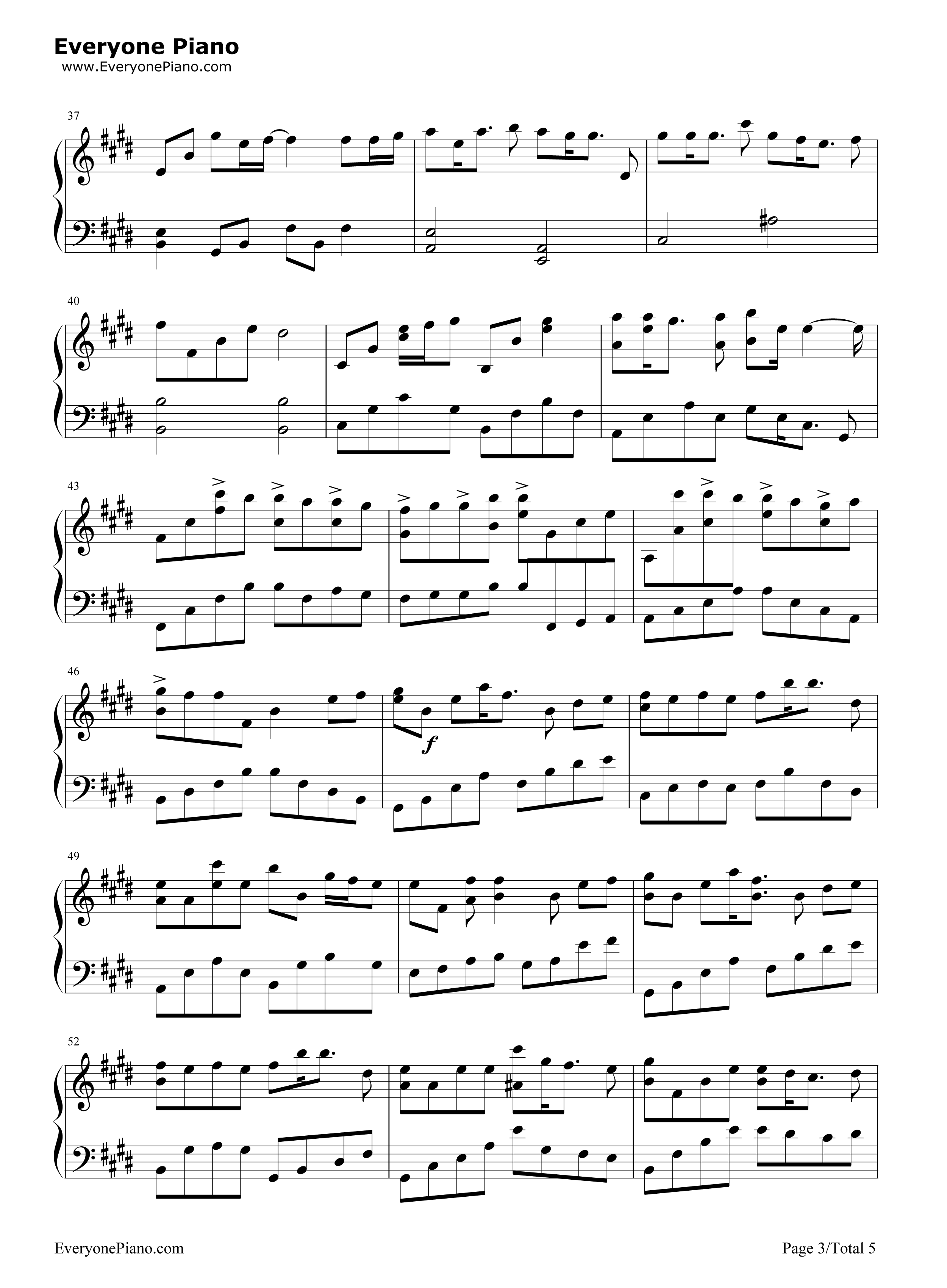 帰るから钢琴谱_Blue_Drops