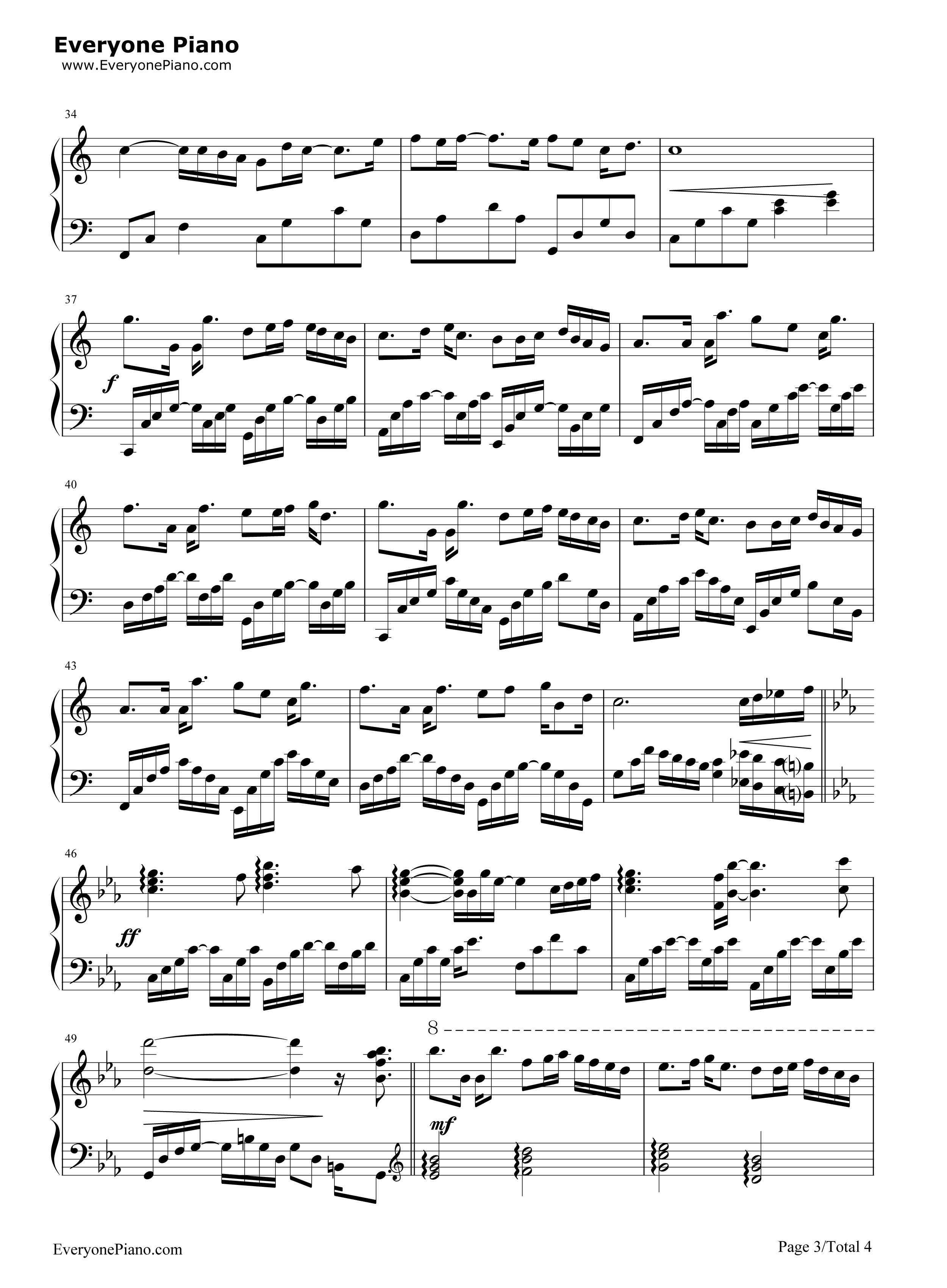 被风吹过的夏天钢琴谱_金莎_林俊杰